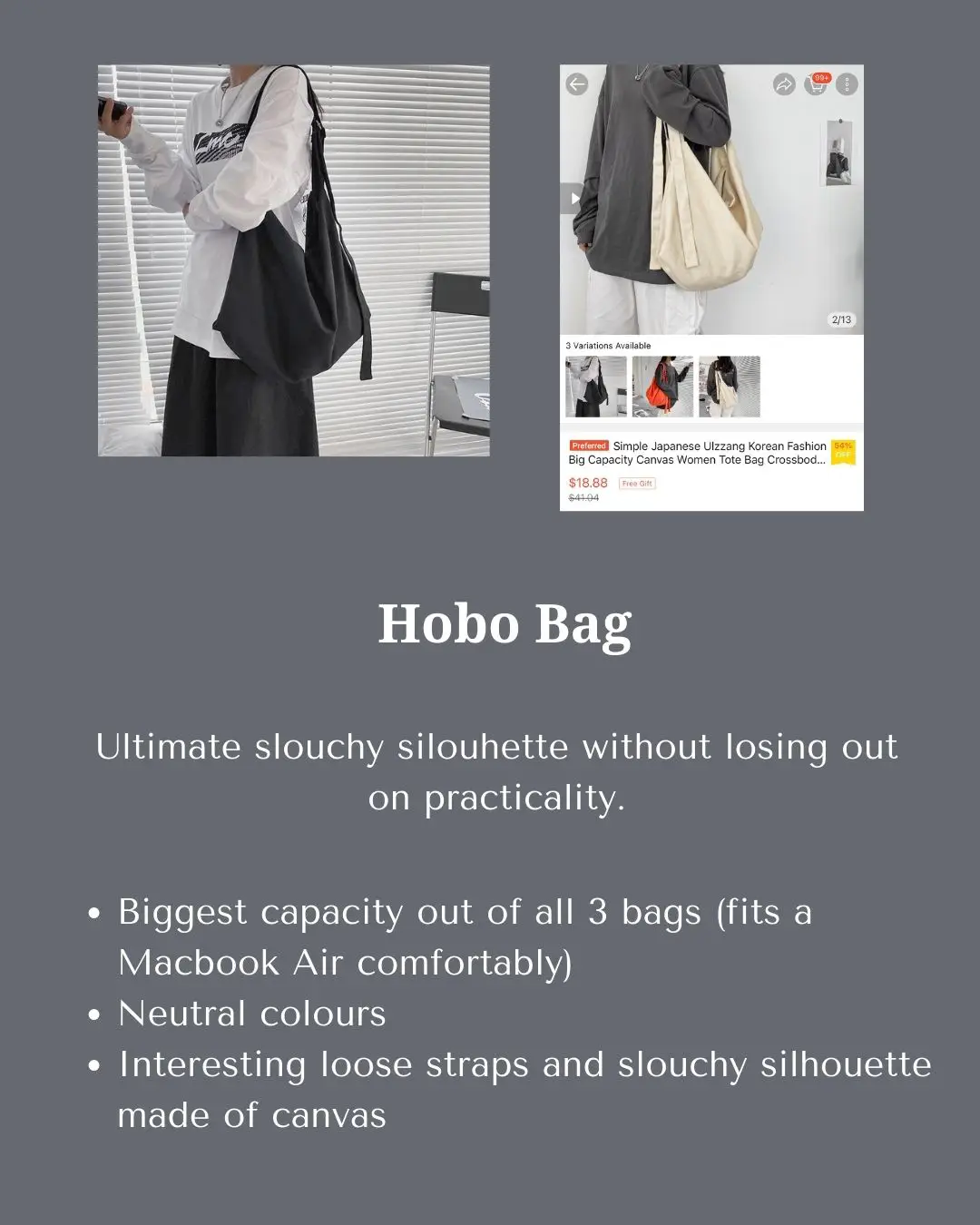 Shopee canvas tote discount bag