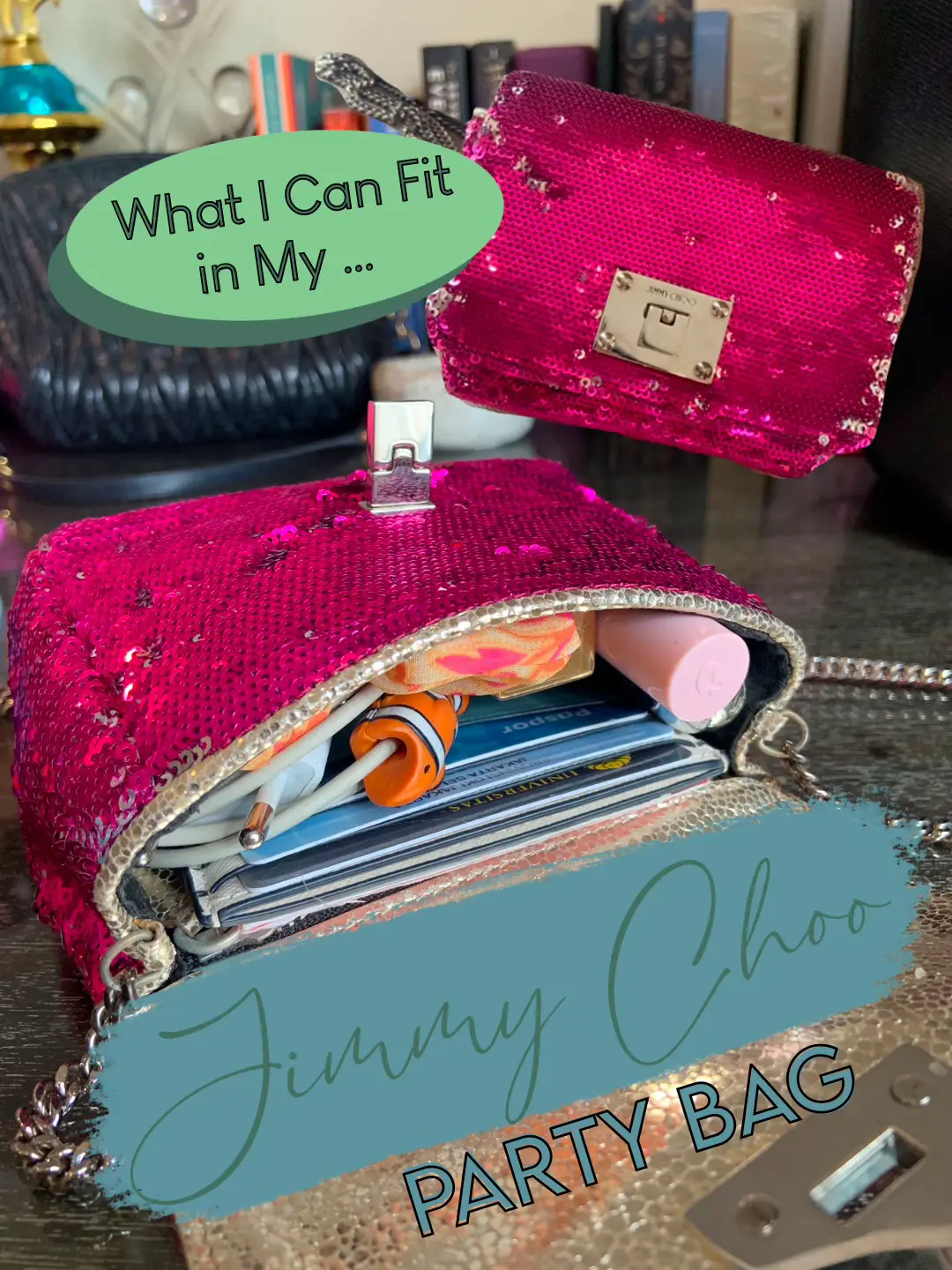 What I Can Fit in My Jimmy Choo Party Bag! +Review, Gallery posted by  Nabila Alwini
