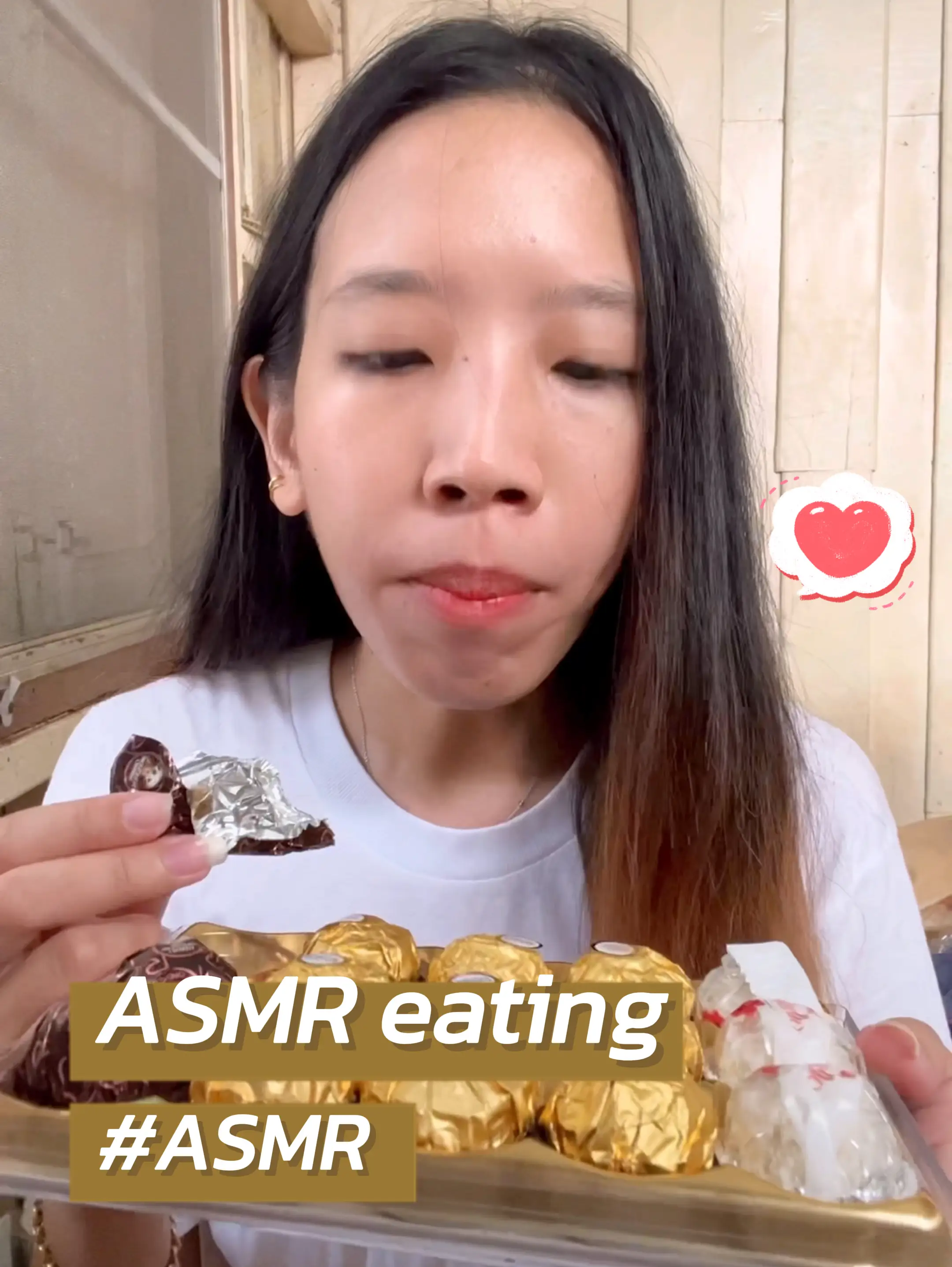 ASMR กินเฟอเรโร 3 รสชาติ 😋