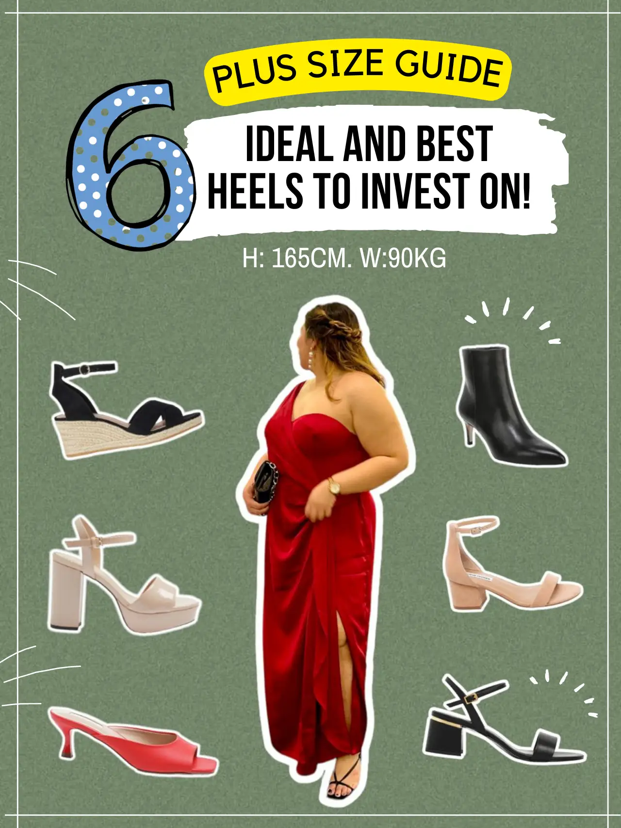 High heels for plus size women Platform heels & wedge heels are