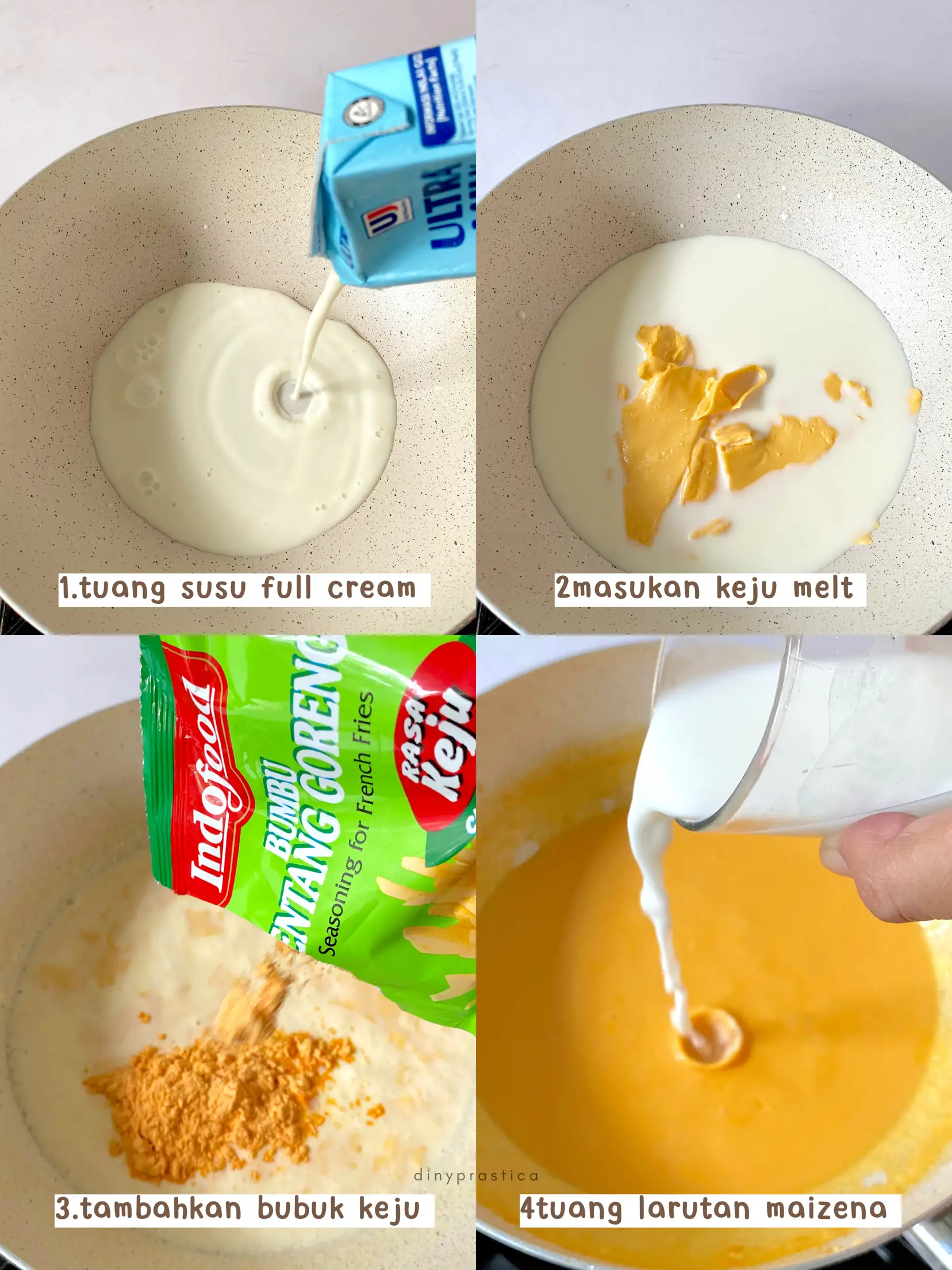 Saus Keju Resep