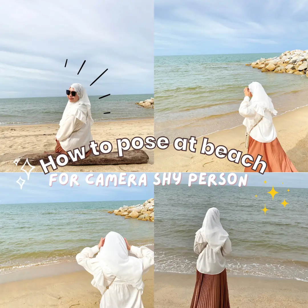 How to pose at beach for camera shy | Gallery posted by sheyra ✨ | Lemon8