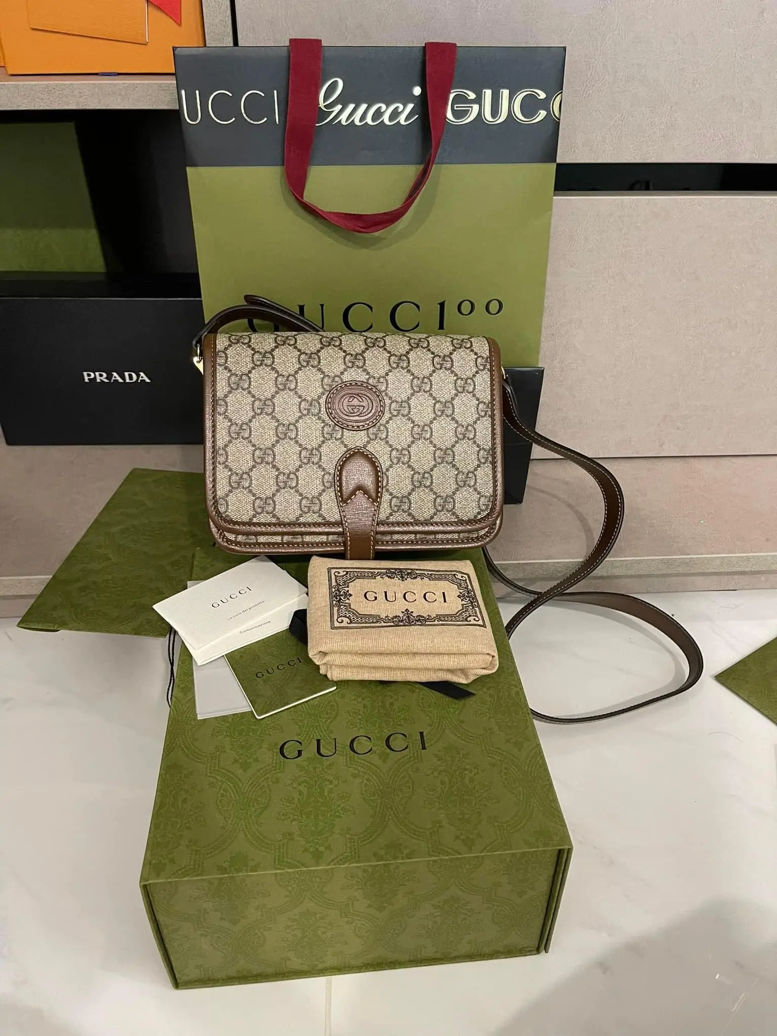 Gucci - Gucci Kawaii GG Supreme Mini shoulder bag Gucci