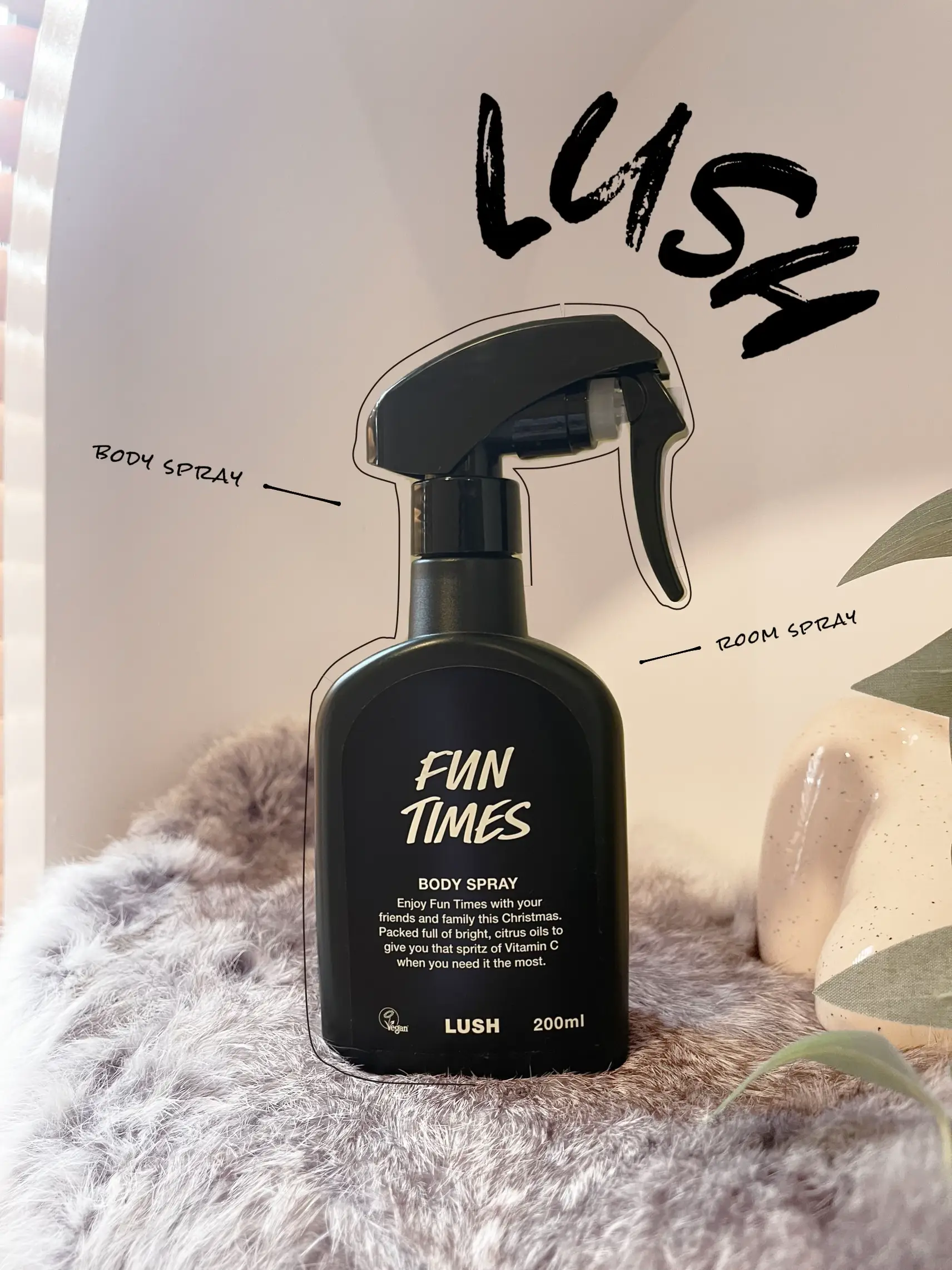 Lush let the good times roll body spray review new arrivals