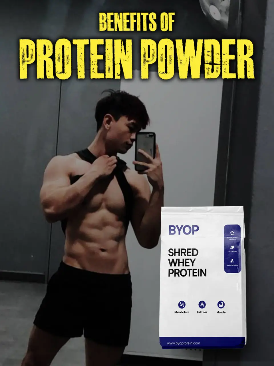Gym Rat Protein, Mini Protein Powder Container, Protein Powder