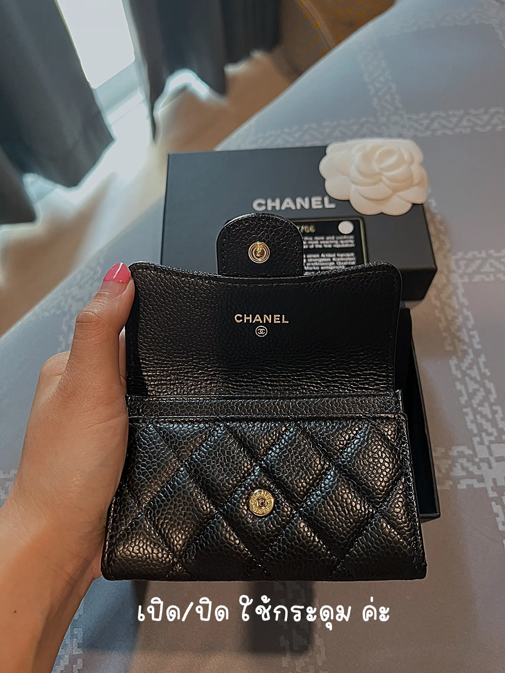 Hermes Rodeo Unboxing + CHANEL Card Holder Unboxing in Black Caviar 🎉🧡  What fits.. 