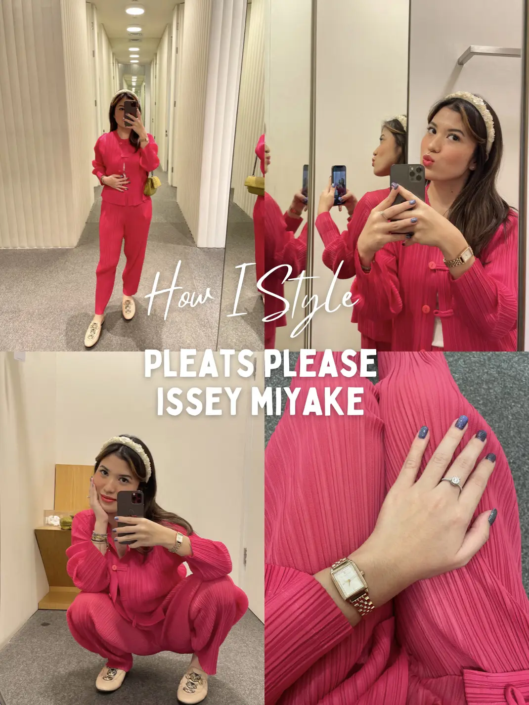 How I Style Pleats Please Issey Miyake | Galeri diposting oleh Michelle  Aruan | Lemon8