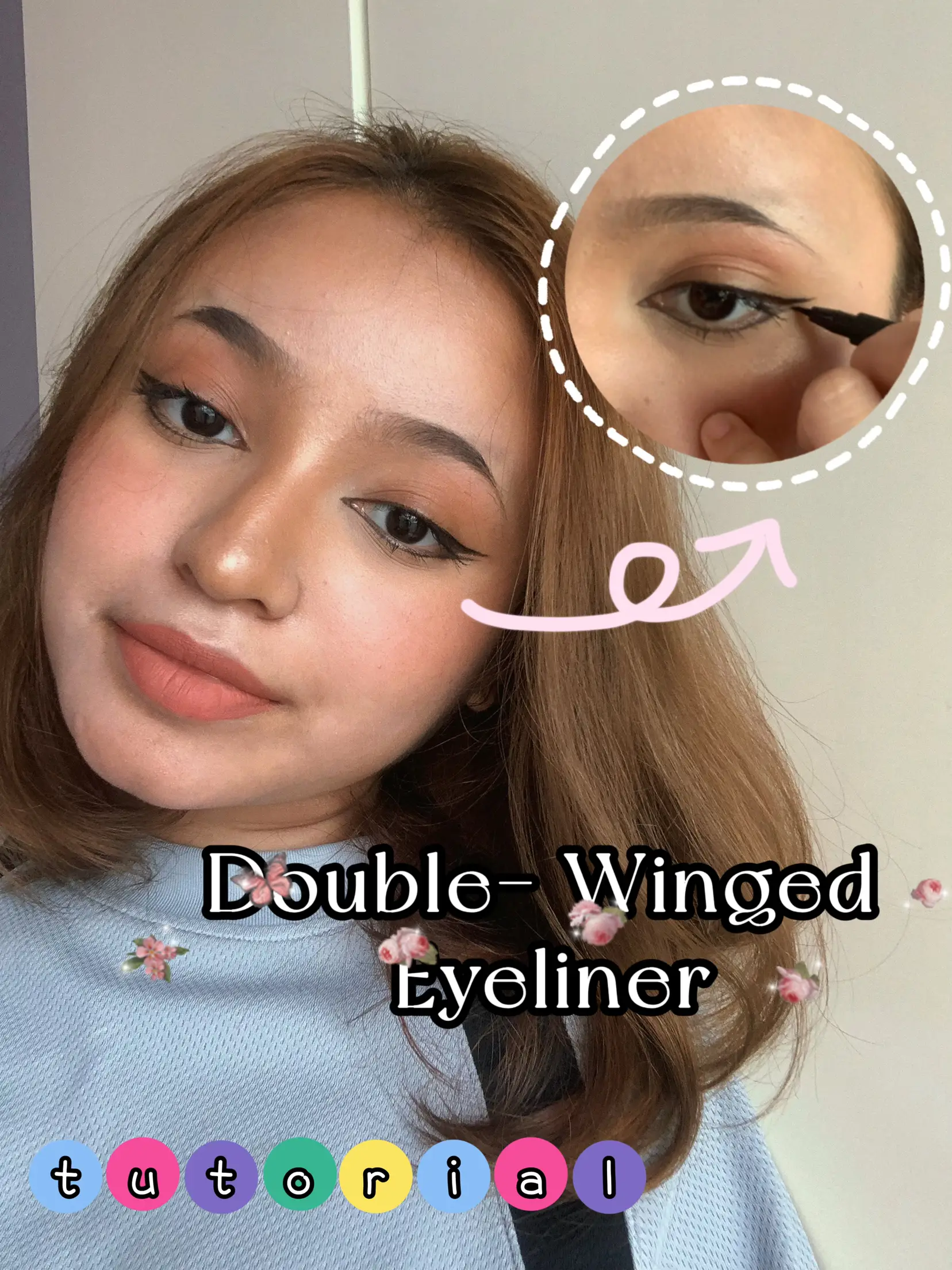 double winged eyeliner tutorial