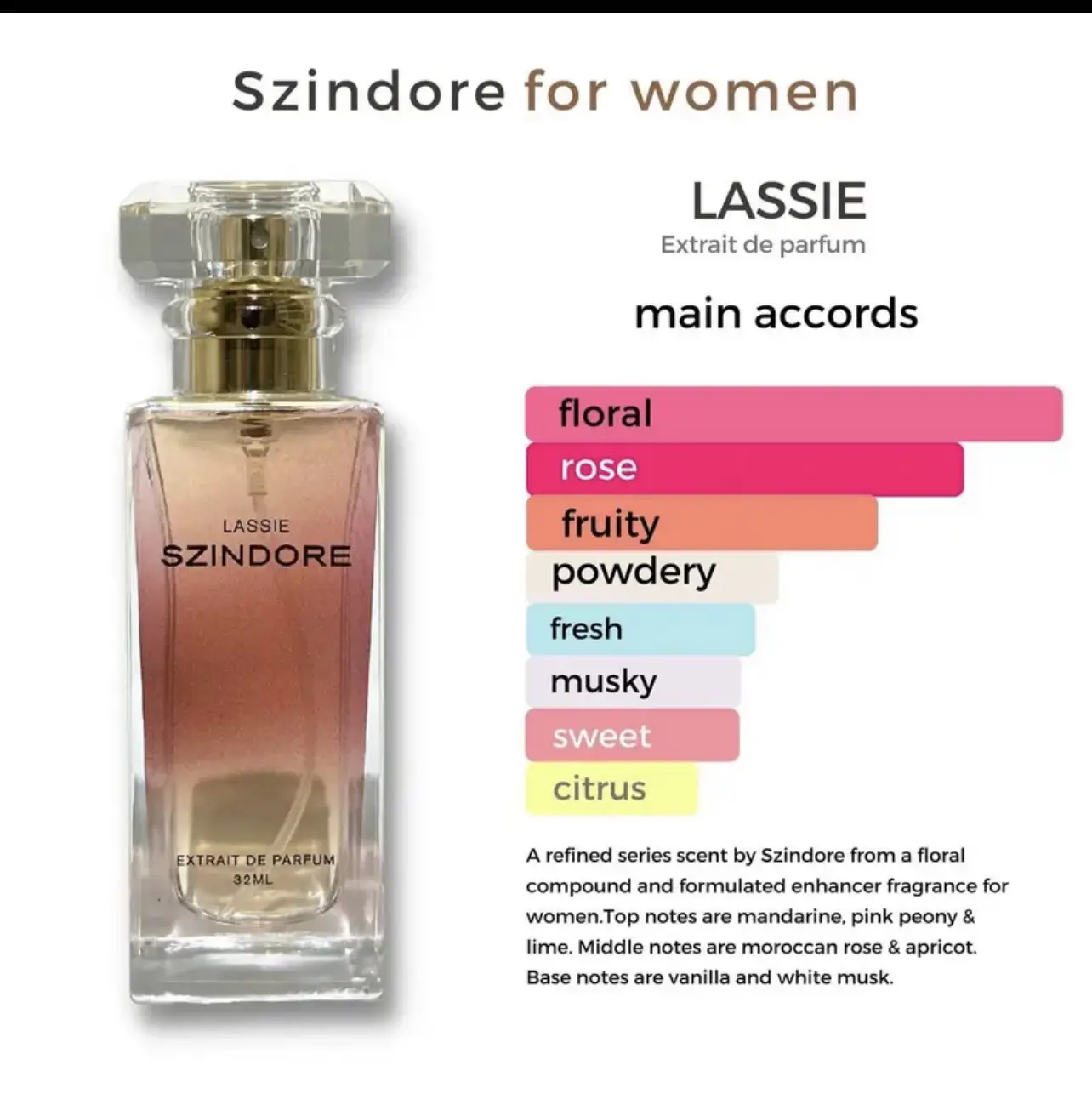 Szindore Sand Roses Perfume by Emajie