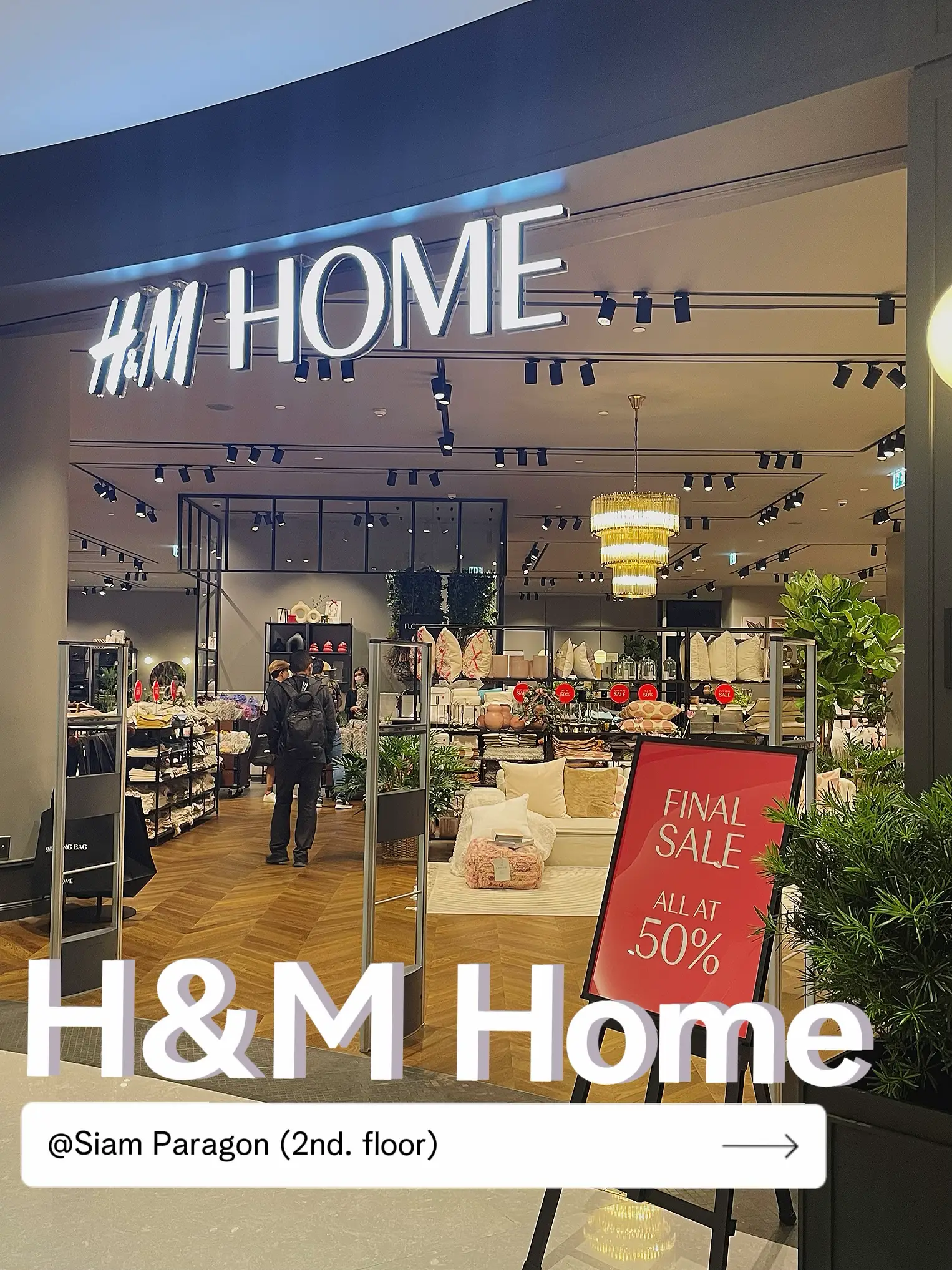 H and shop m home sale