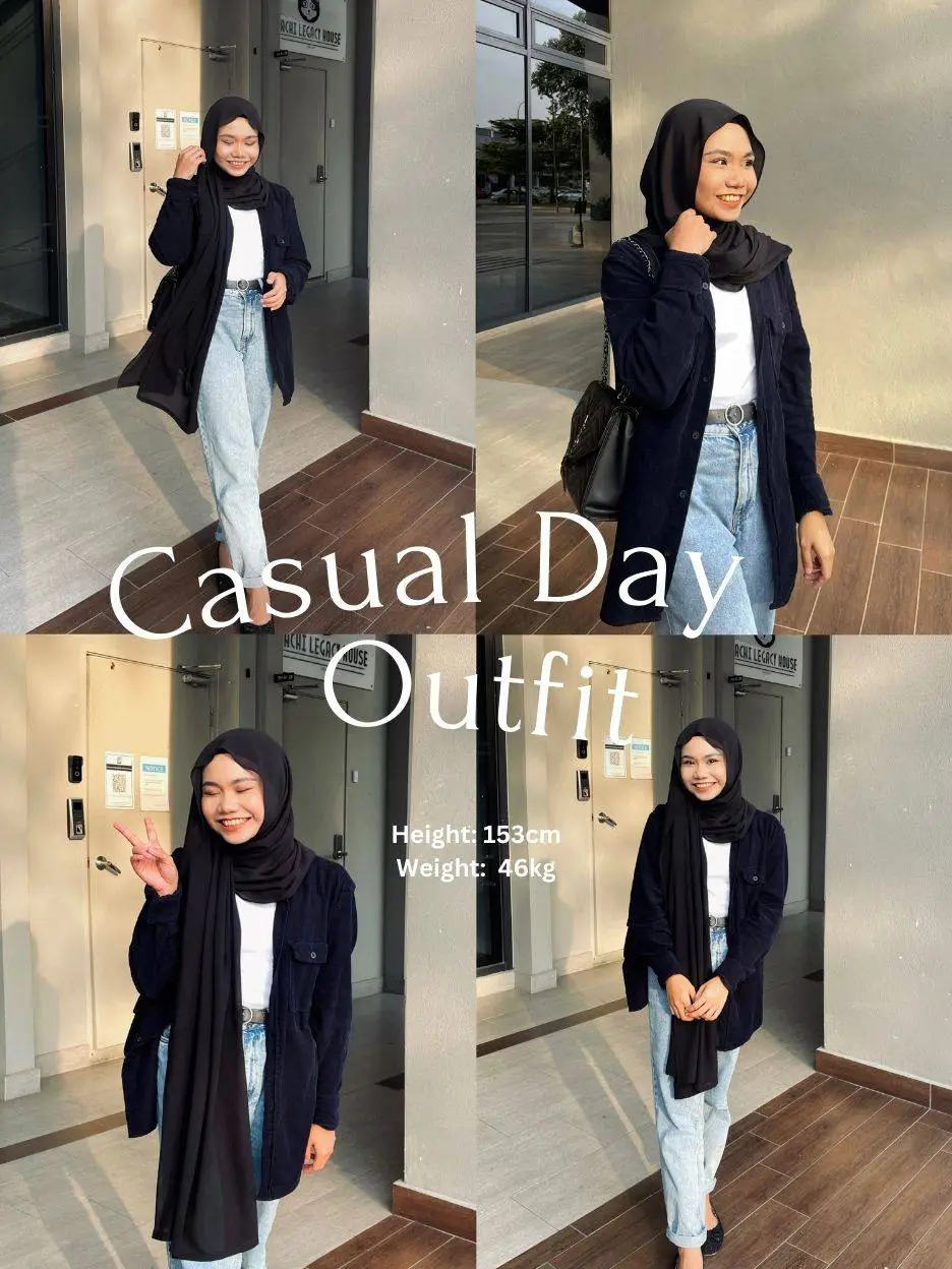 Casual clearance outfit hijab