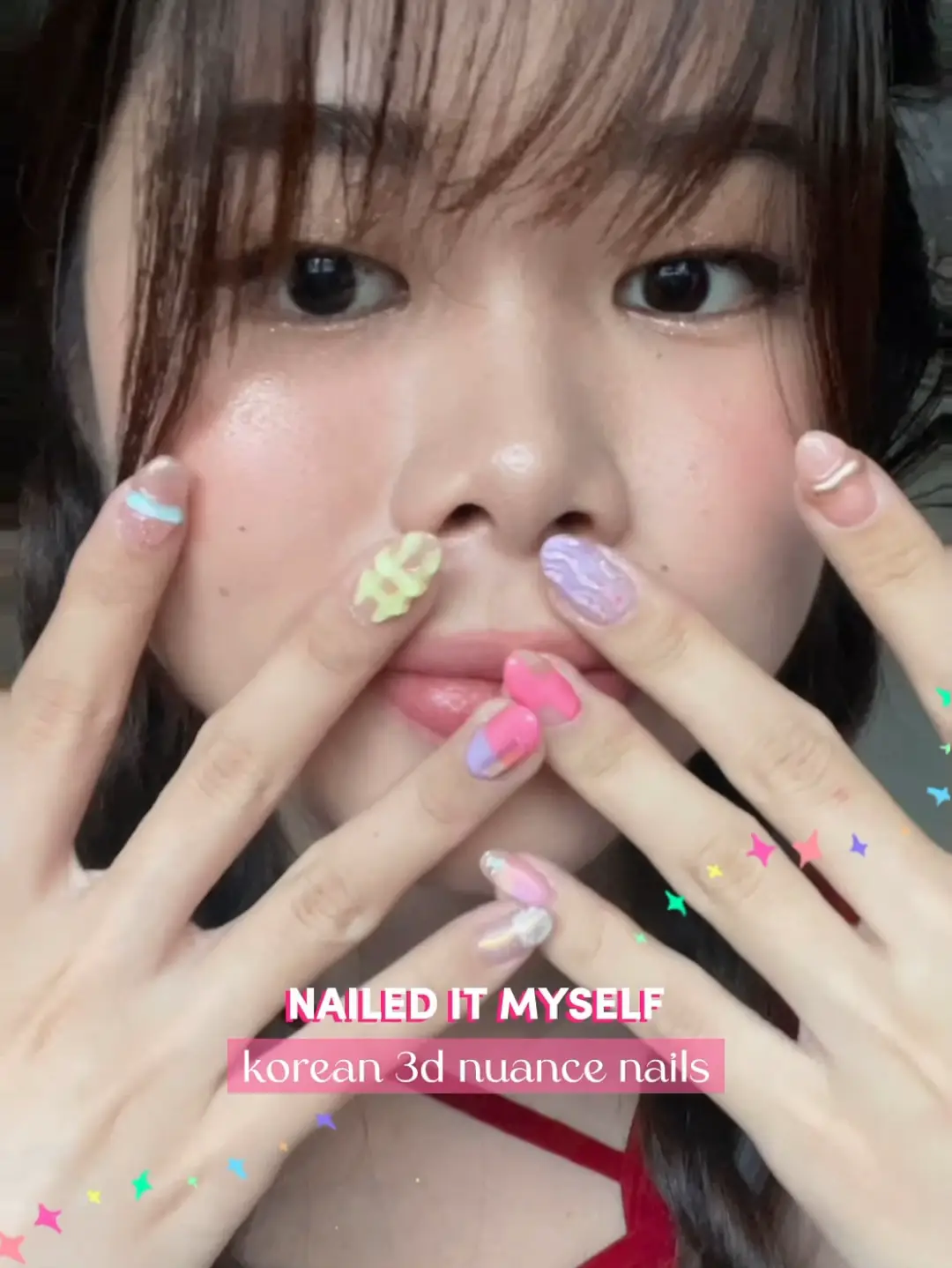 DIY koreaninspired nails for CNY to save 💵🧧😚 Video published by
