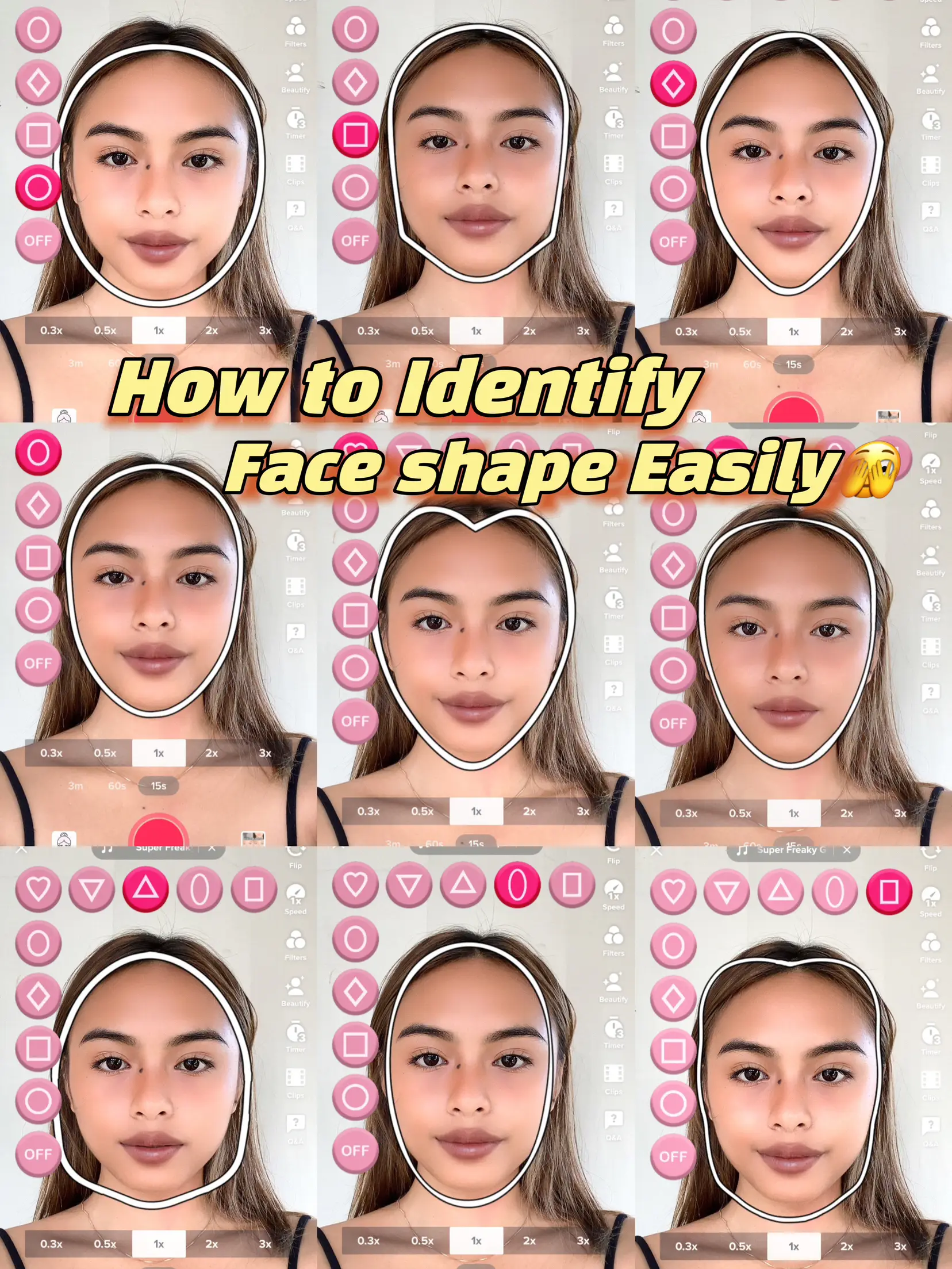 HOW TO IDENTIFY FACE SHAPE EASILY's images(0)