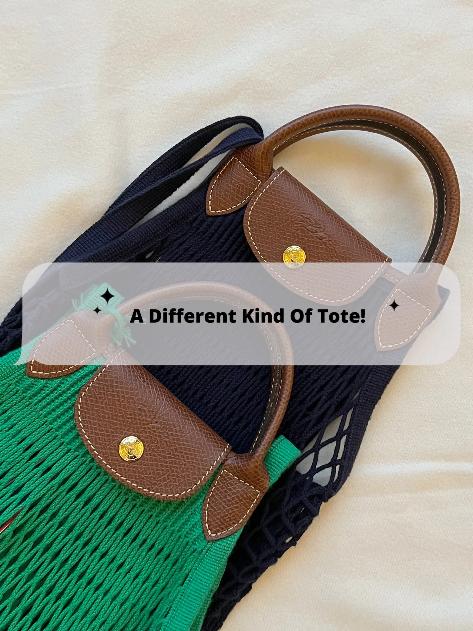 Longchamp Le Pliage Filet Tote. | Gallery posted by Myra Amran 