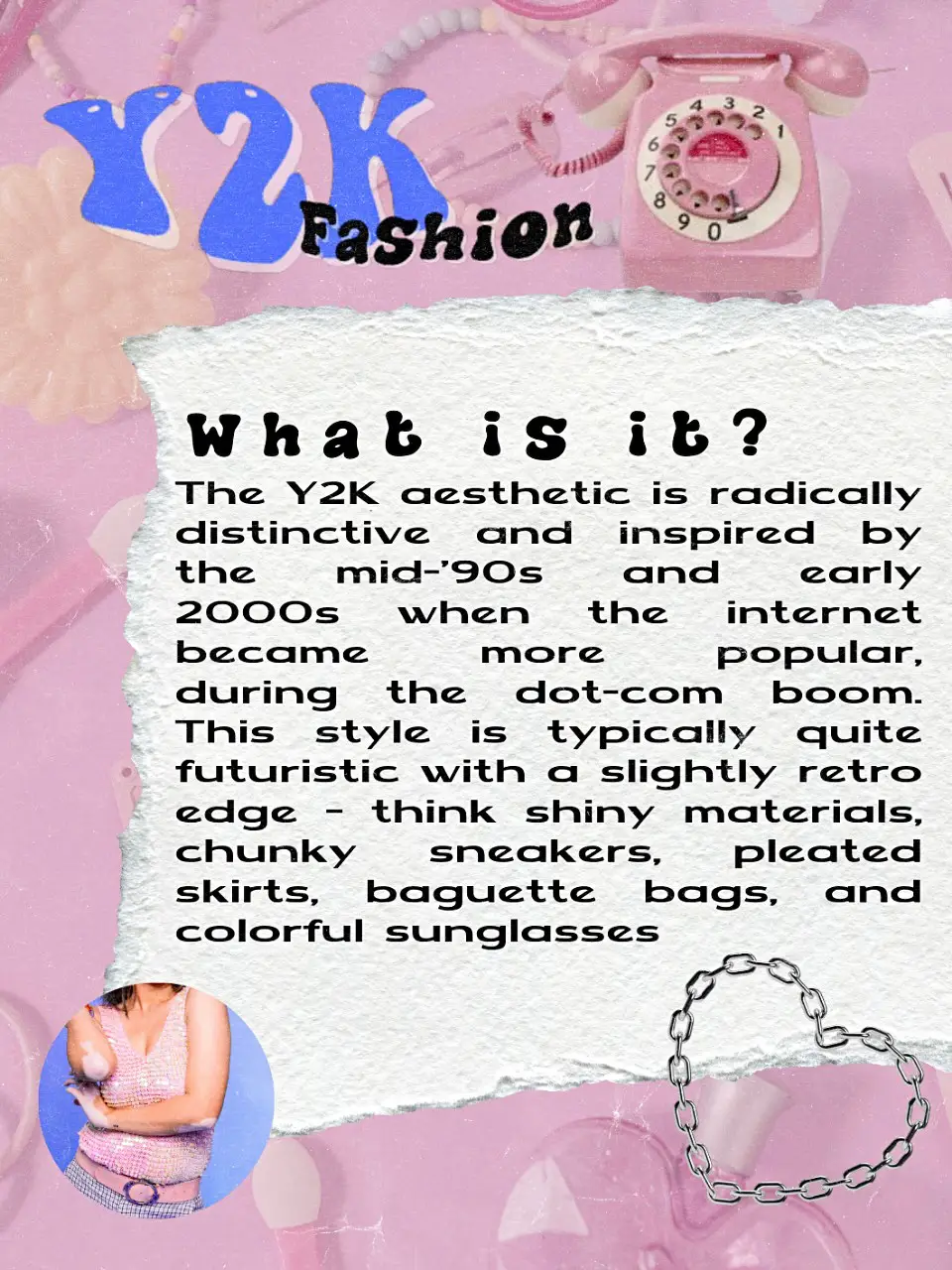 5 Essentials To Dress Cyber Y2K Aesthetic, Number 3 Is The Most Import –  High Street Pink