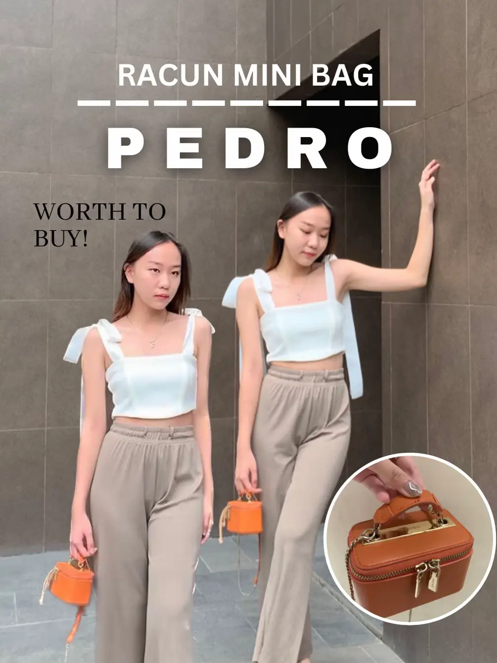 PEDRO Naomie Mini Shoulder Bag Price: MVR 1740 Details - Material