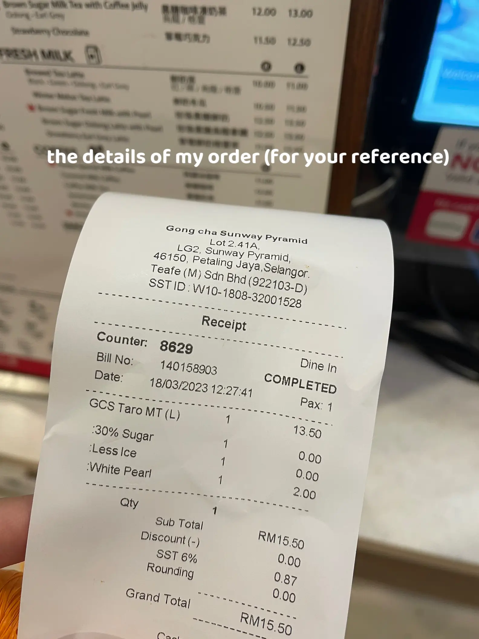 Air VIRAL Gong Cha! Signature Taro Milk Tea 🍠 แกลเลอรีที่โพสต์โดย lonelysashimi__ Lemon8