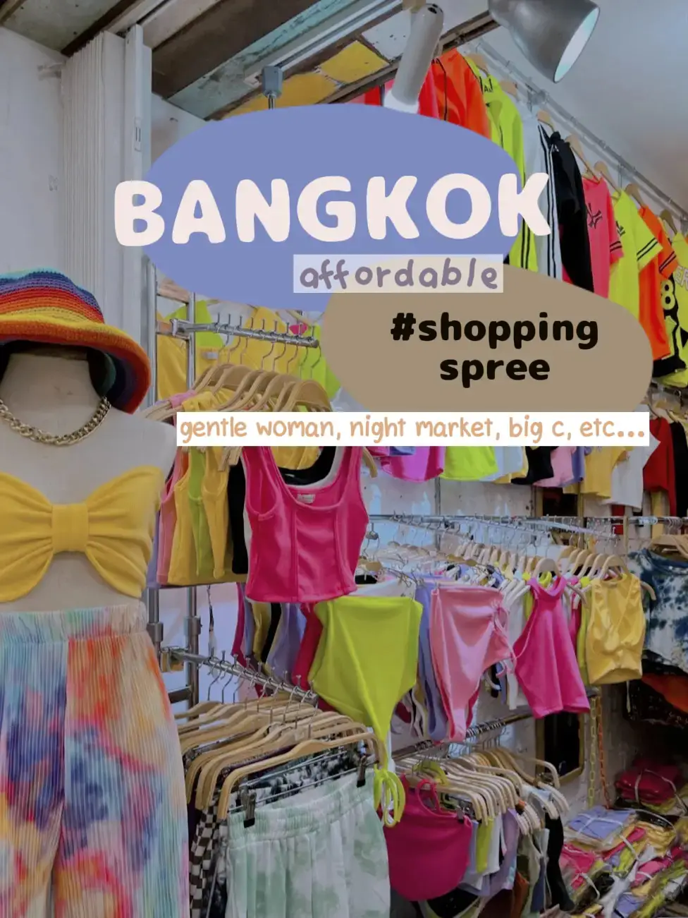 Bangkok shopping: Centralworld x Sabina x Amanda showing you so