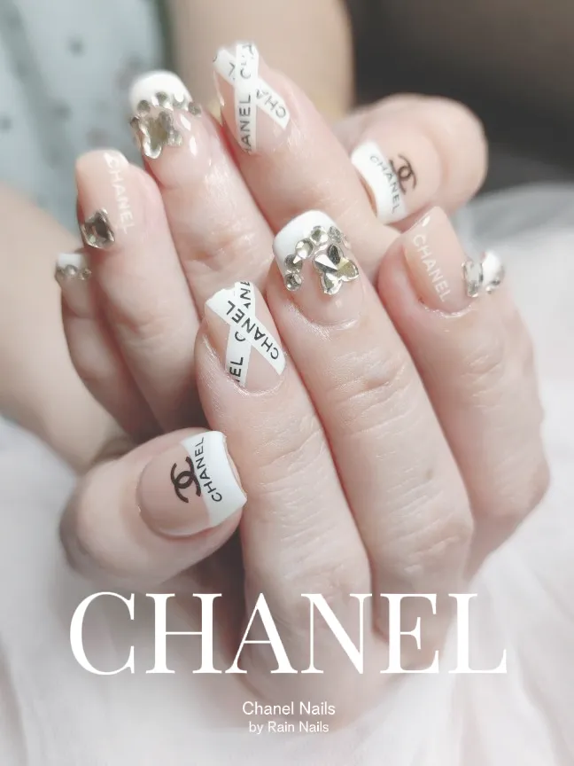 Coco Chanel Nail Design  Chanel nails design, Nails, Nail designs