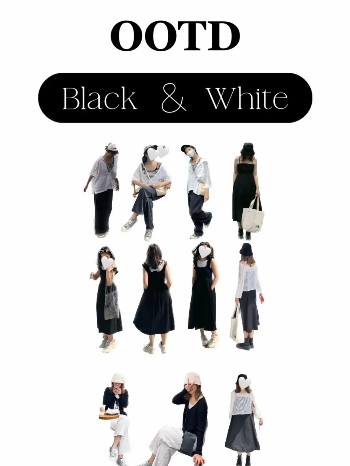 Black and white outlet dress code ideas