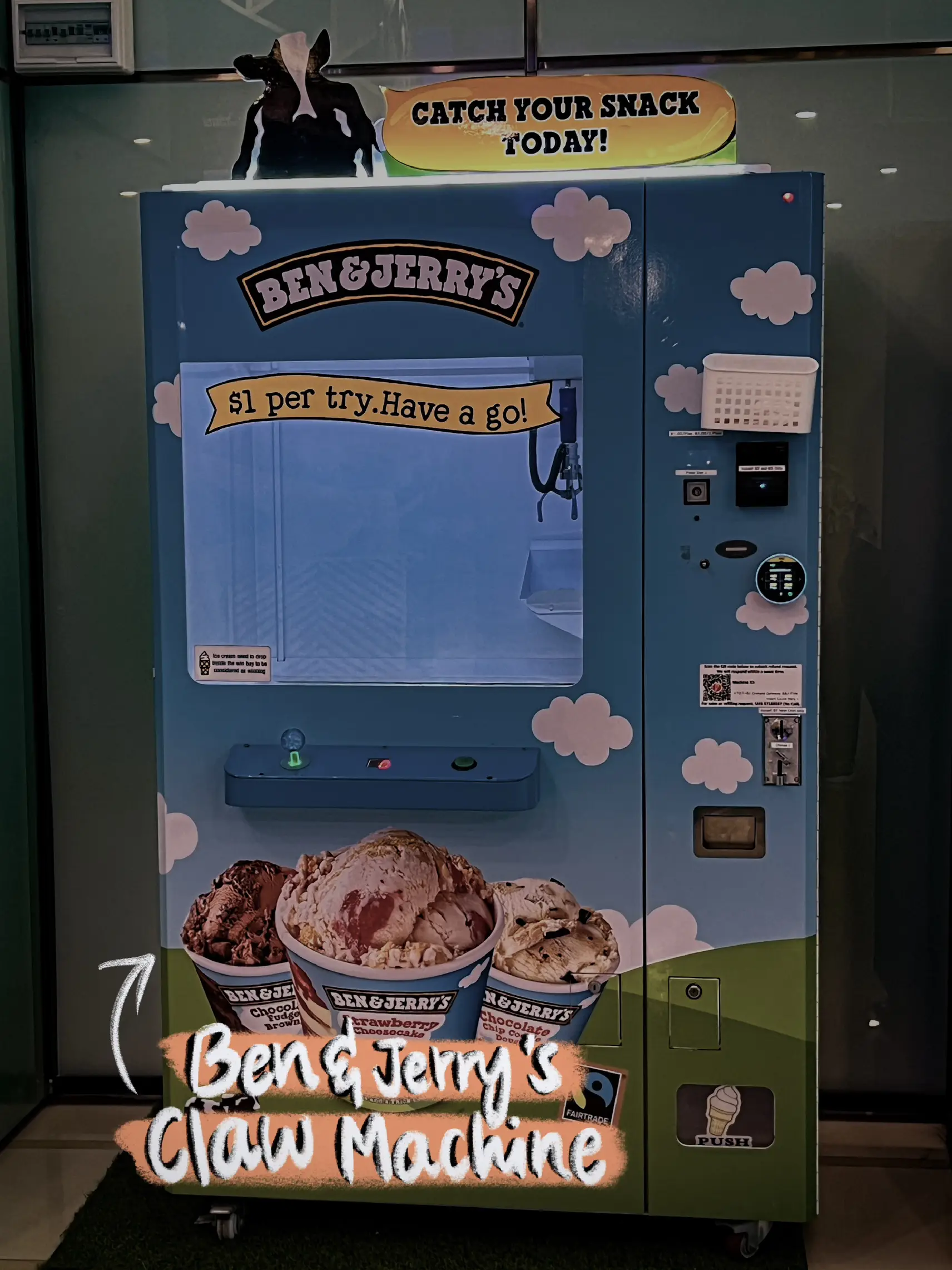 Ben and jerry's vending machine hot sale