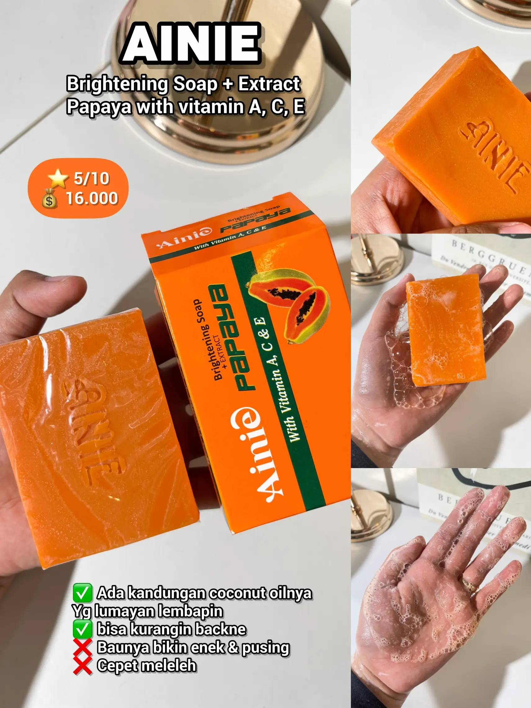 SABUN PAPAYA PALING AMPUH UNTUK MENCERAHKAN ‼️ | Galeri diposting oleh ...