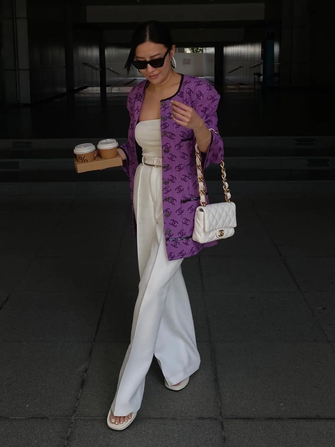A purple Chanel look #chanelspringsummer