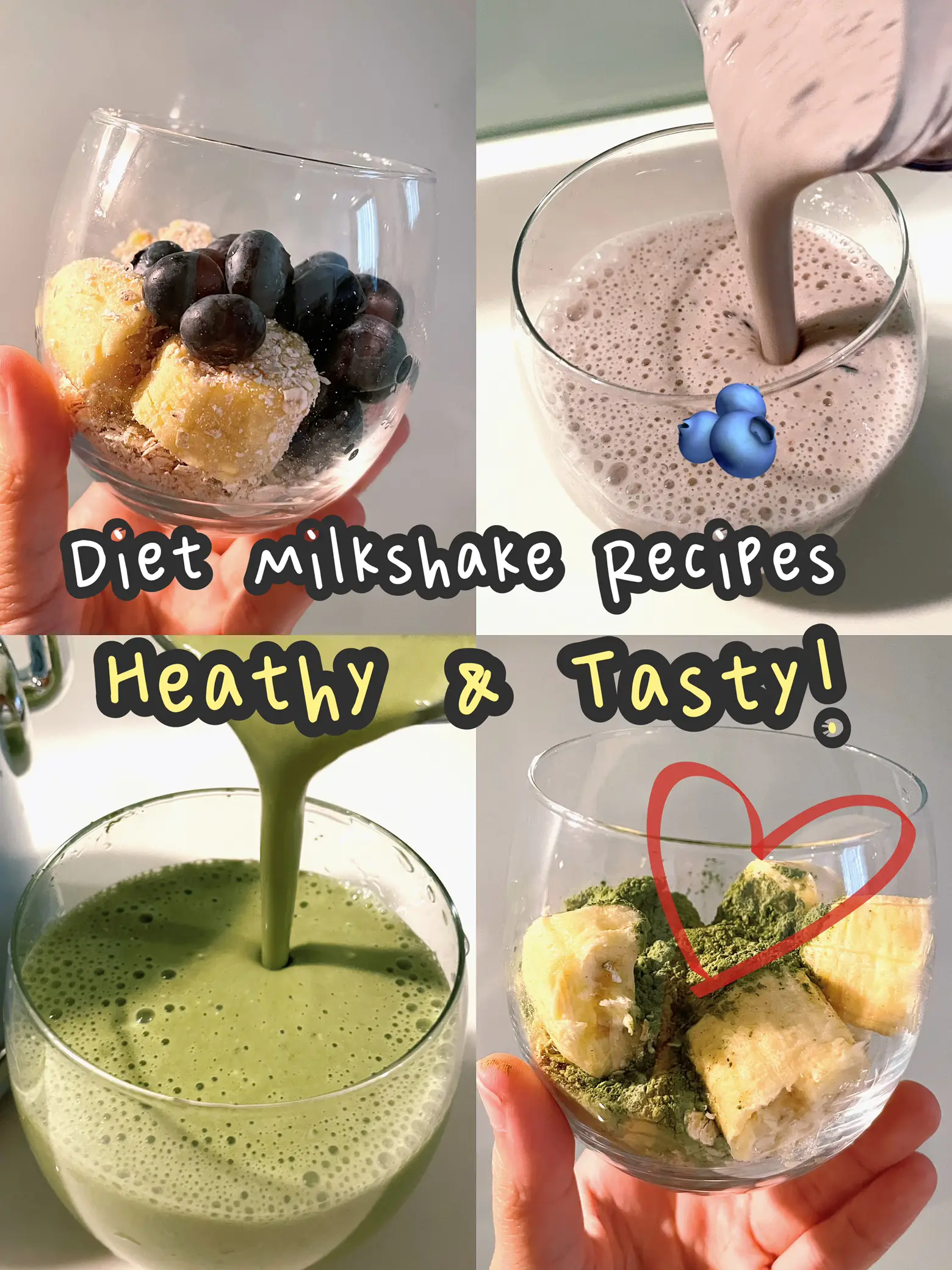 Diet milkshake recipes! Delicious & burn fats 🔥 Galeri disiarkan oleh