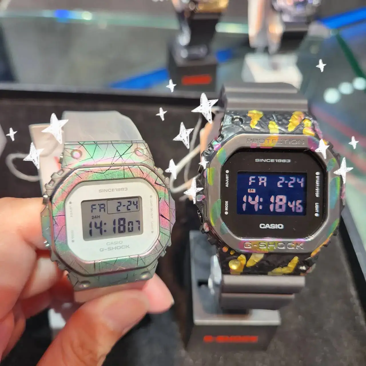 G shock flora top couple