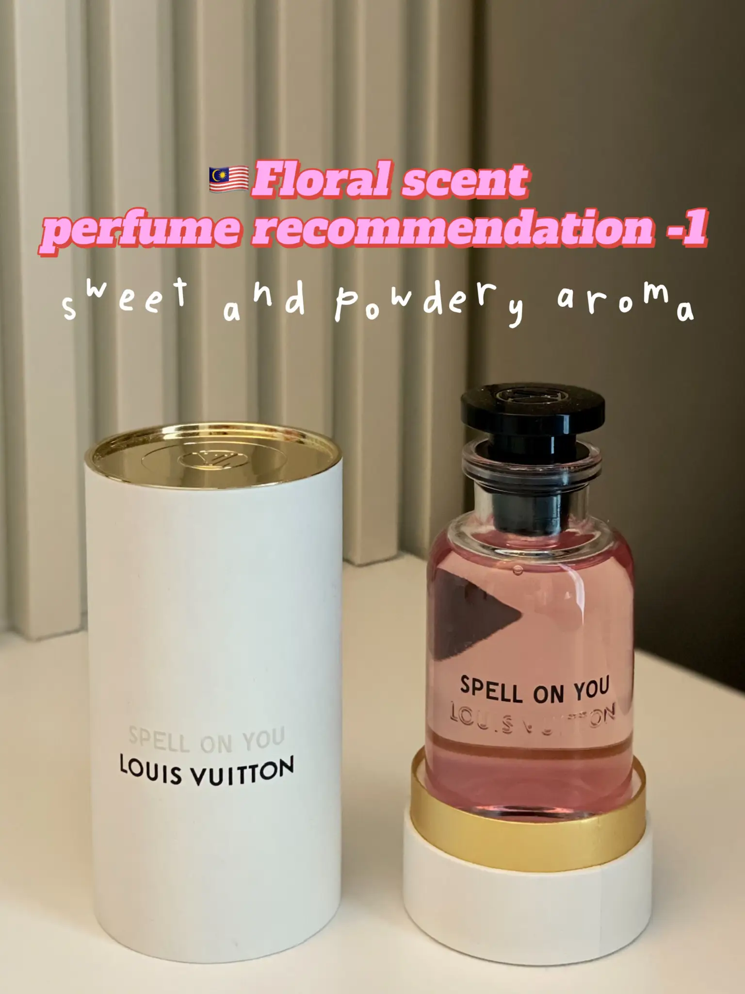 Scent of the day: Louis Vuitton Spell On You: a lovely, green, powdery