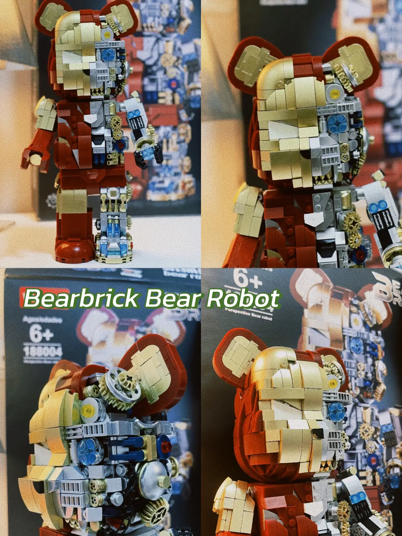 Bearbrick Bear Robot Lego Care Brick Iron Man💌 | Gallery posted