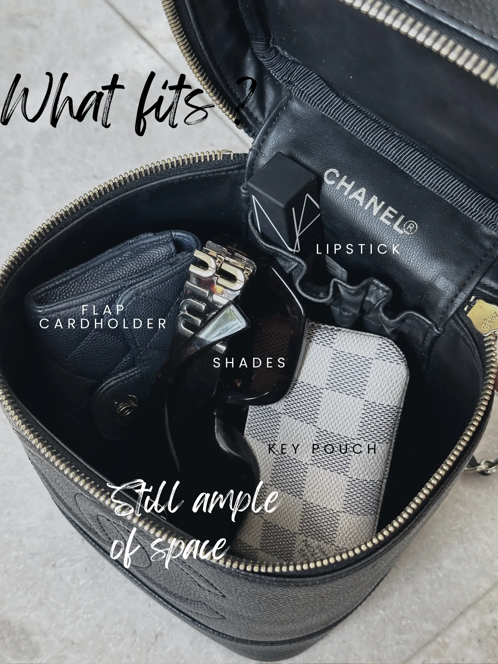 What fits in Chanel mini square? - Questions & Answers