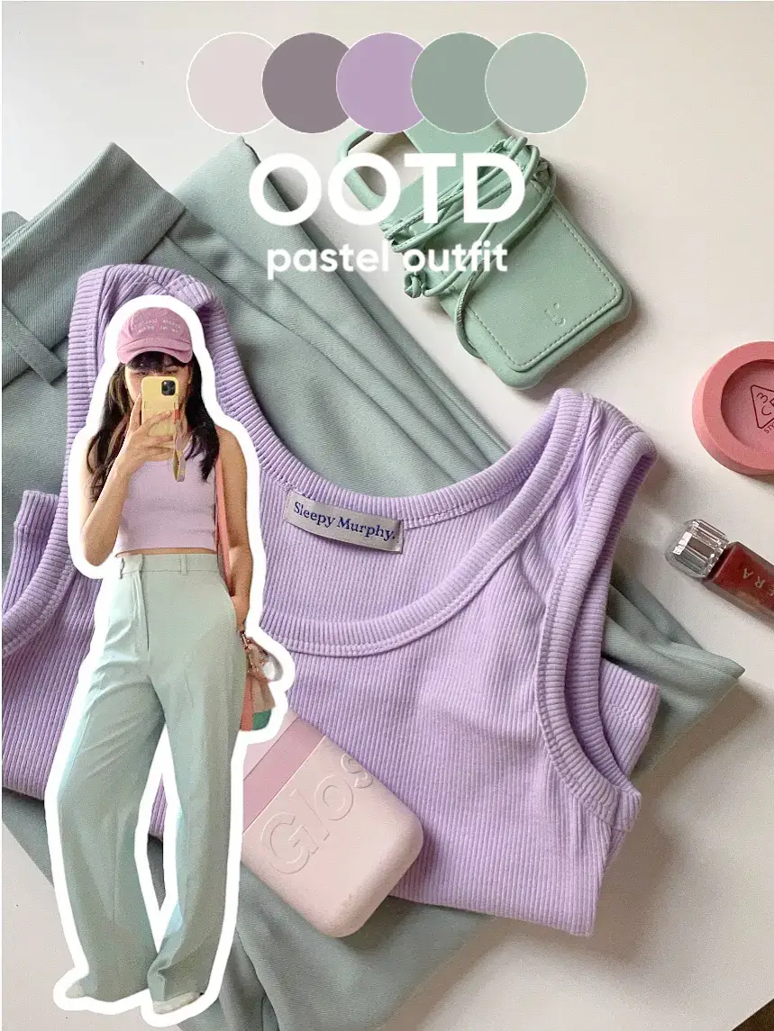 OOTD pastel outfit 🍞🍊⭐️ แกลเลอรีที่โพสต์โดย yellowsin Lemon8