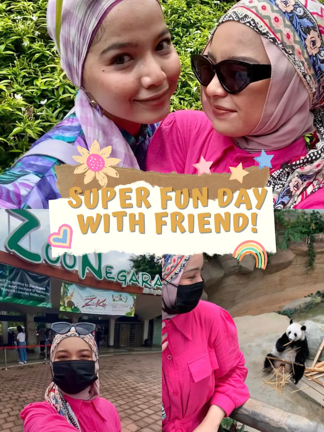 A Day at Zoo Negara แกลเลอรีที่โพสต์โดย Nik Farin Lemon8