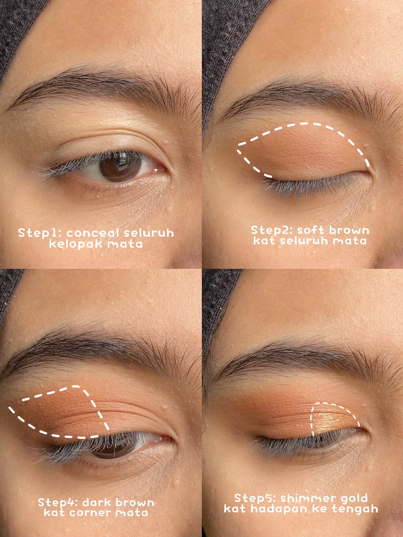 Step By Arabian Eye Makeup Look