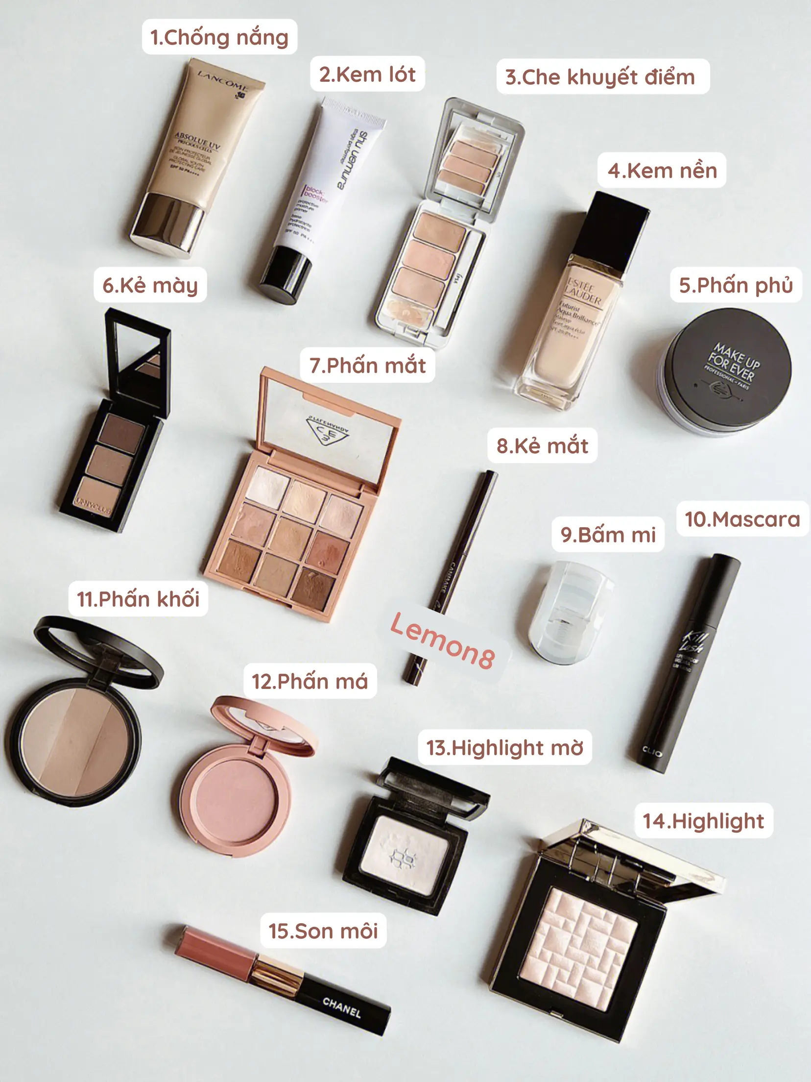 Make Up Chi Tiết Cho Từng Bộ Phận