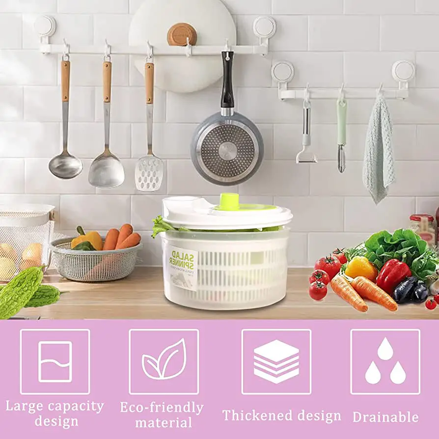 1 piece Complete Kitchen Tool Set: Vegetable Dryer, Salad Spinner, Fruit  Basket, and More!