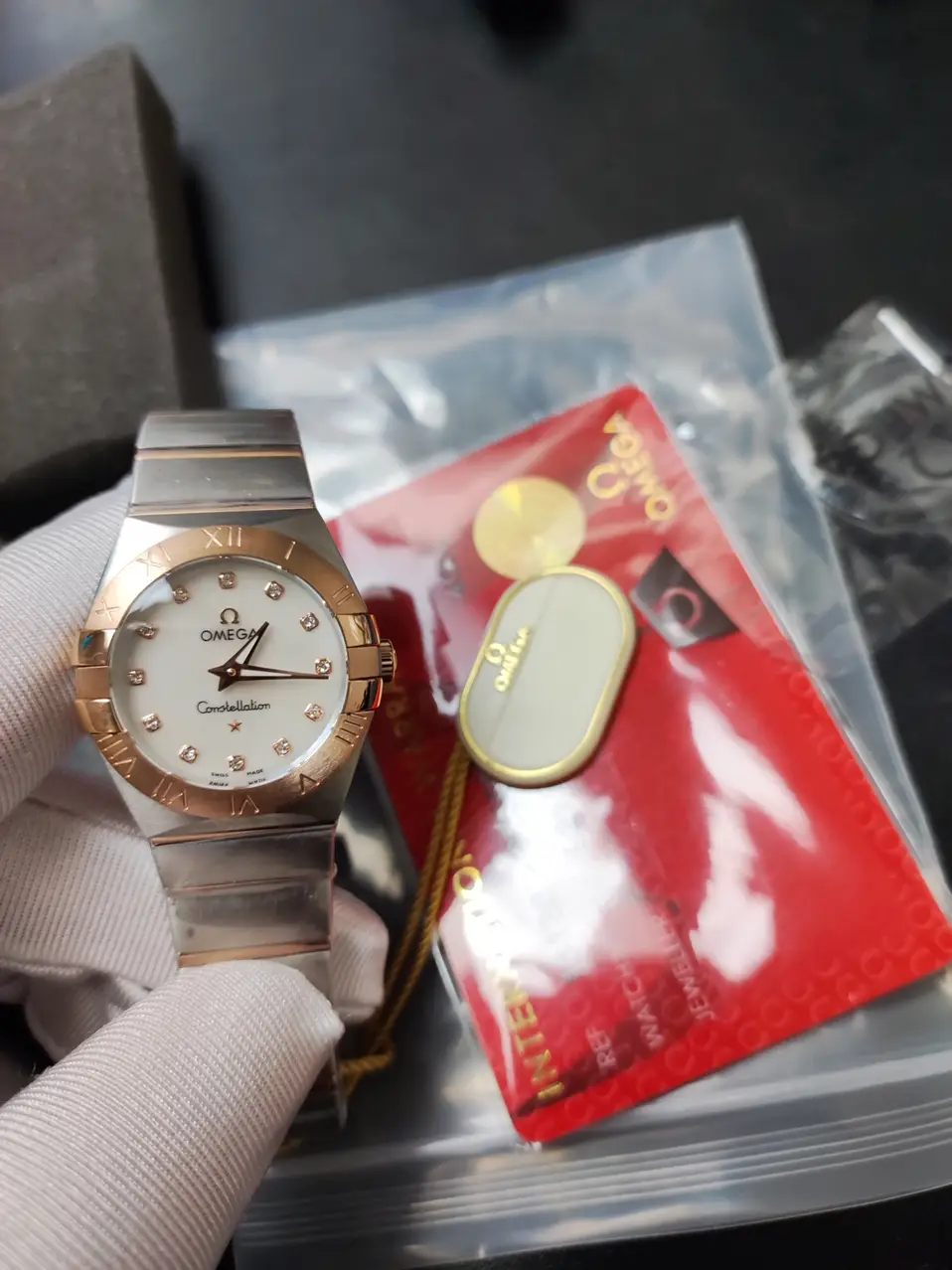 Jam tangan discount omega constellation original