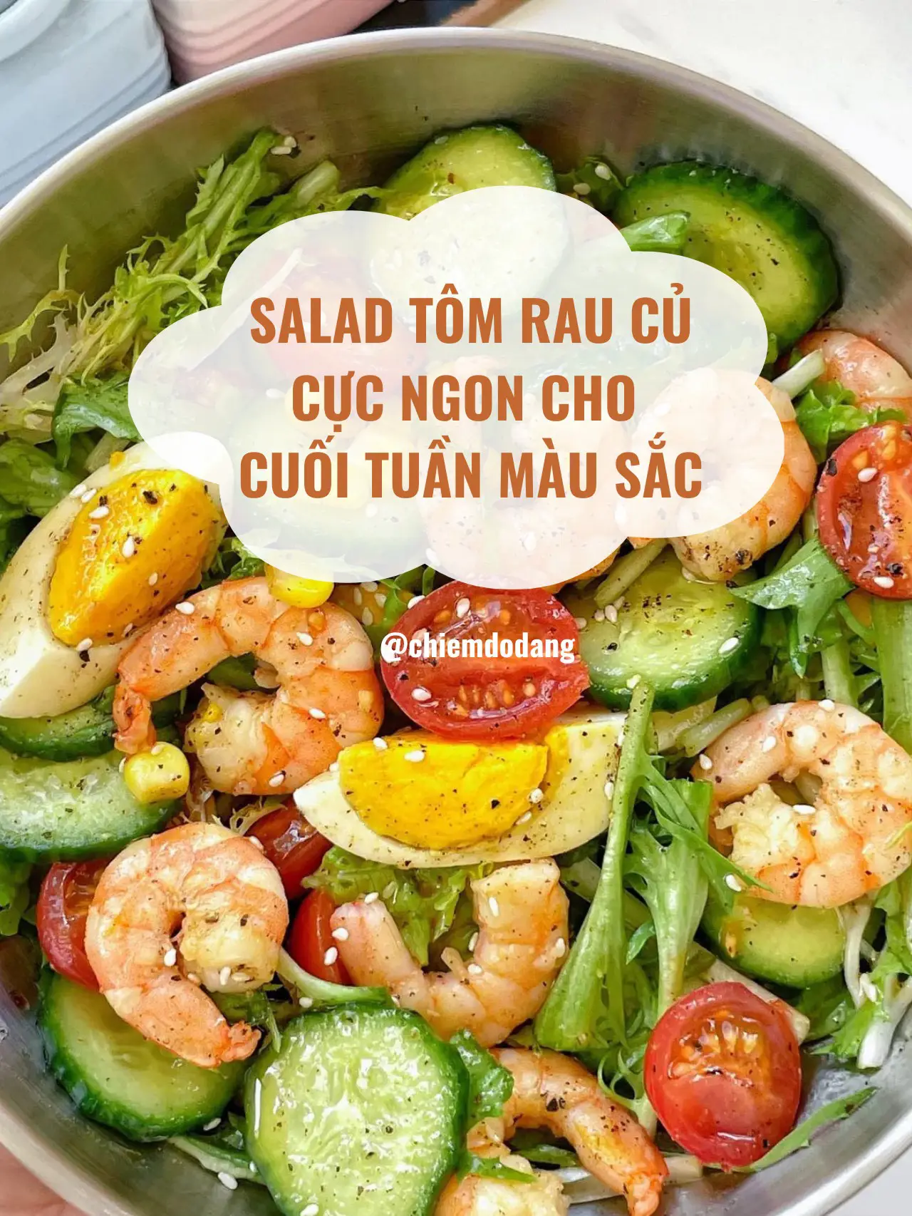 SALAD TÔM RAU CỦ CỰC NGON CHO CUỐI TUẦN MÀU SẮC | Bộ sưu tập do Chị Em ...