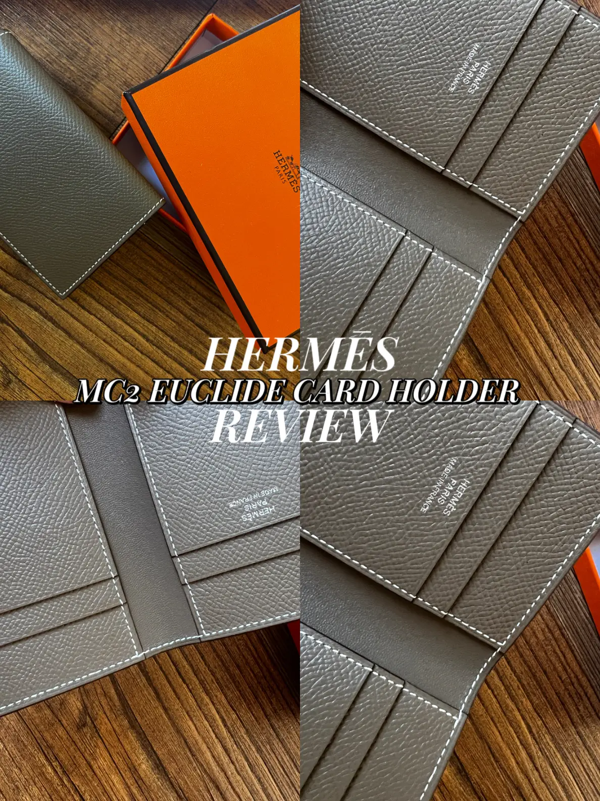 HERMES MC2 EUCLIDE CARD HOLDER ETOUPE EPSOM