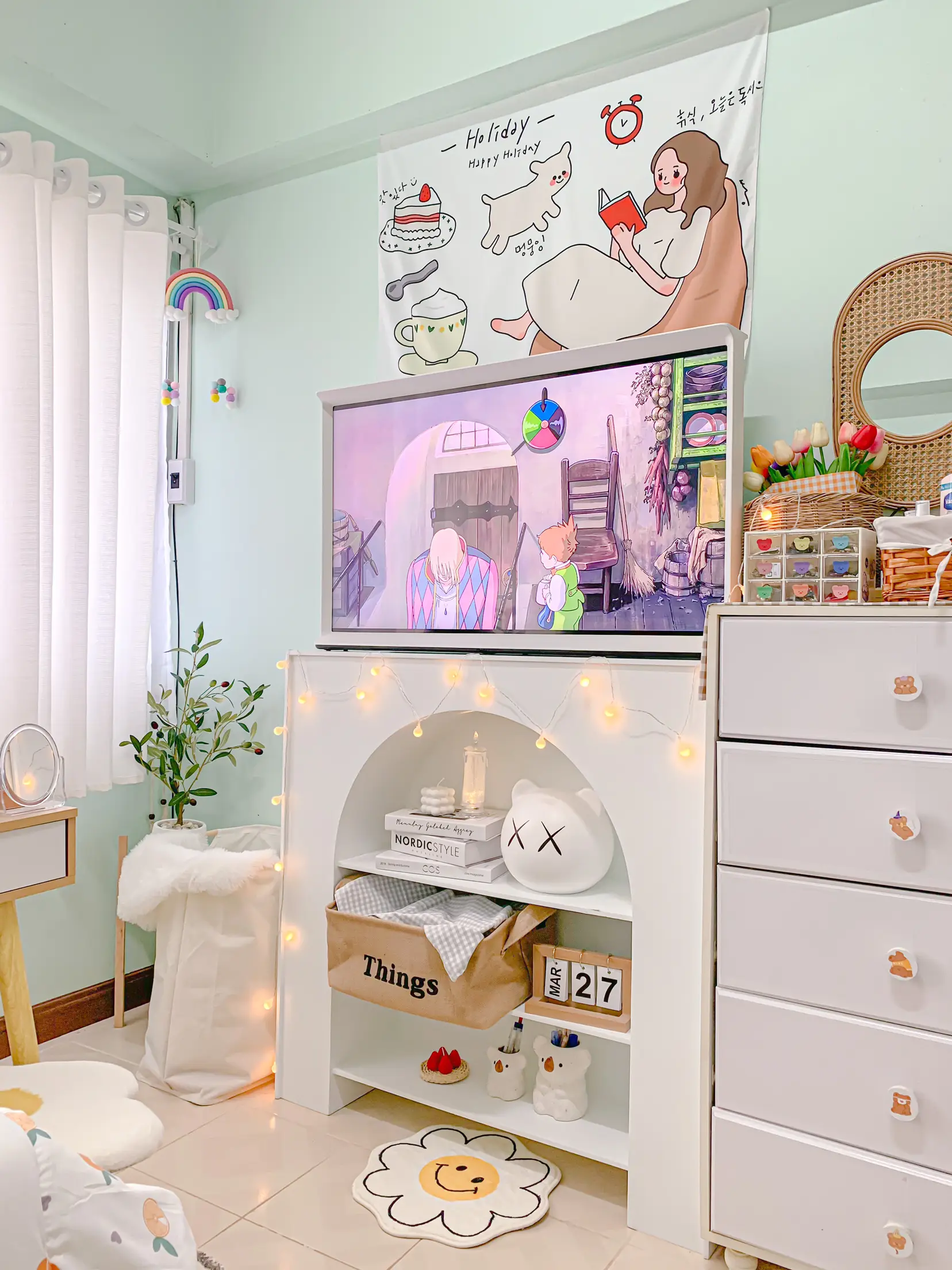 จัดห้องนอน “ฉบับทาสเมี๊ยว🐱 “ | แกลเลอรีที่โพสต์โดย This's bumbim🌷 | Lemon8