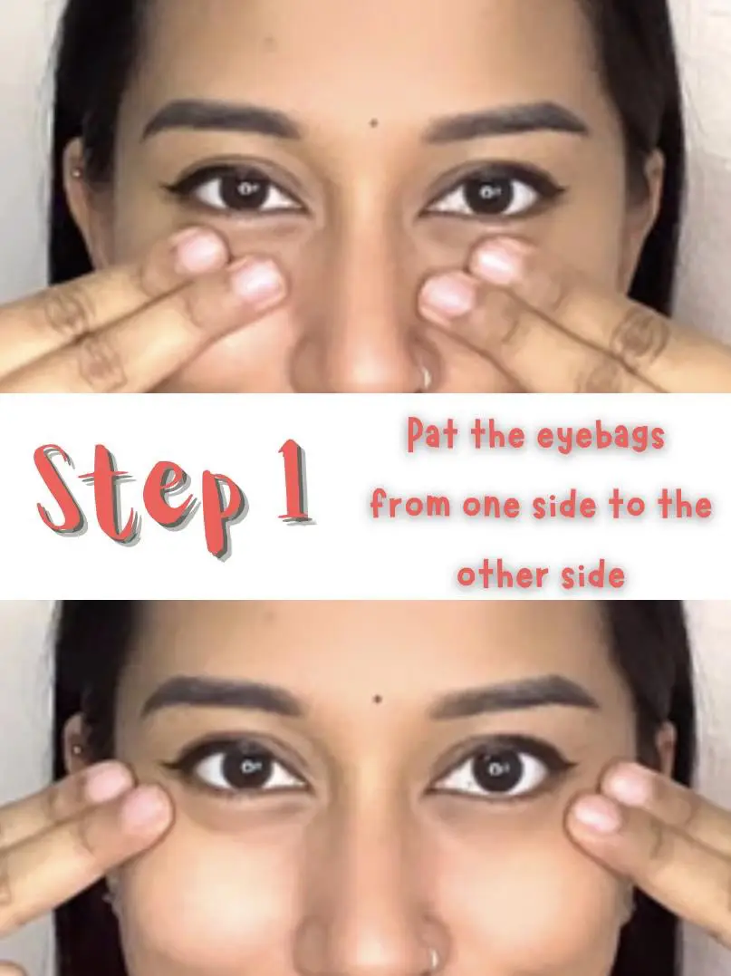 Goodbye Dark Circles!👋🏽 4 Easy Steps of Eye Massage | แกลเลอรีที่โพสต์ ...