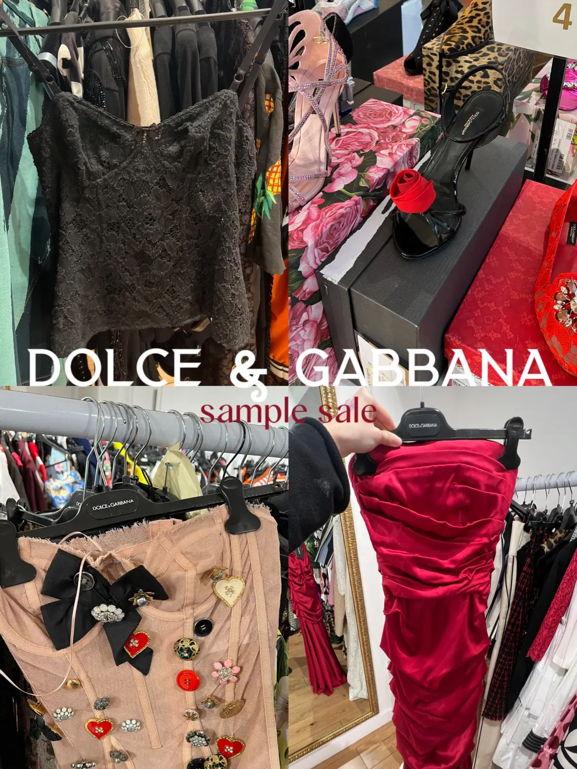 Dolce and outlet gabbana sample sale