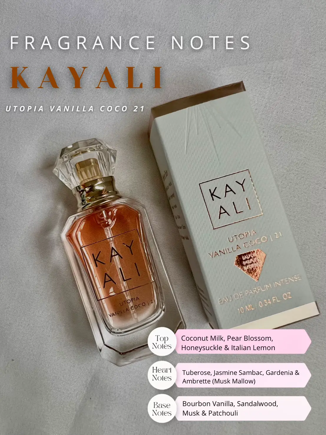 KAYALI UTOPIA VANILLA COCO Perfume Review 
