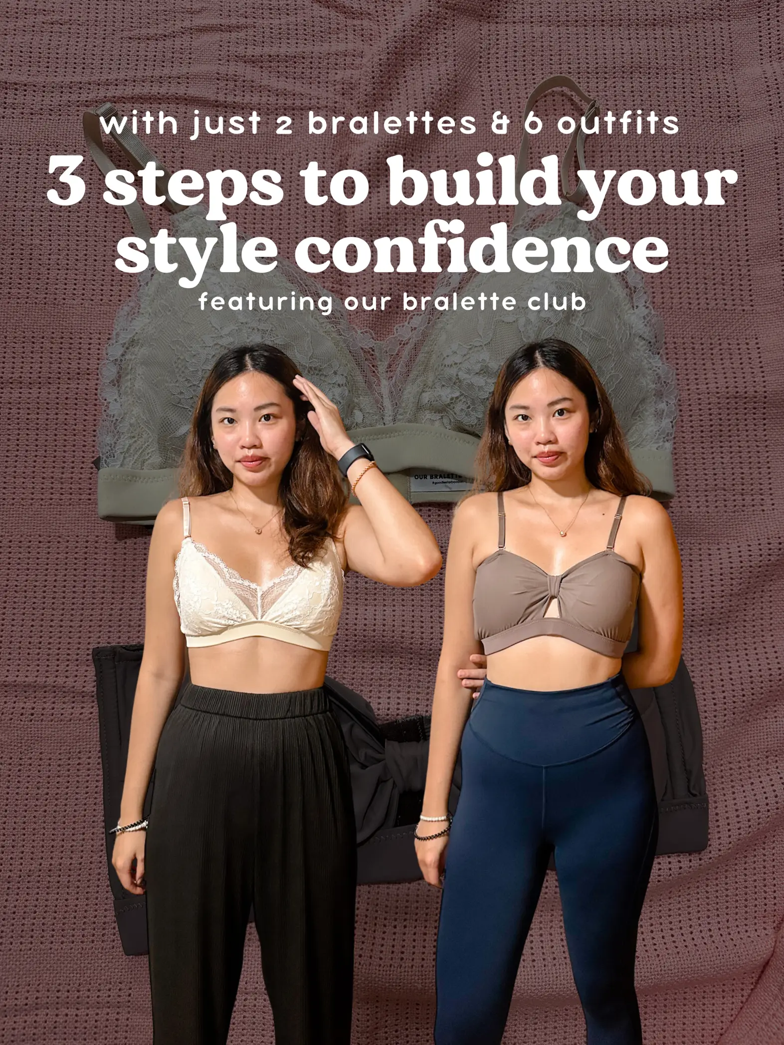 how to ✨SLAY✨ 6 outfits w bralettes 🤘🏻🤍