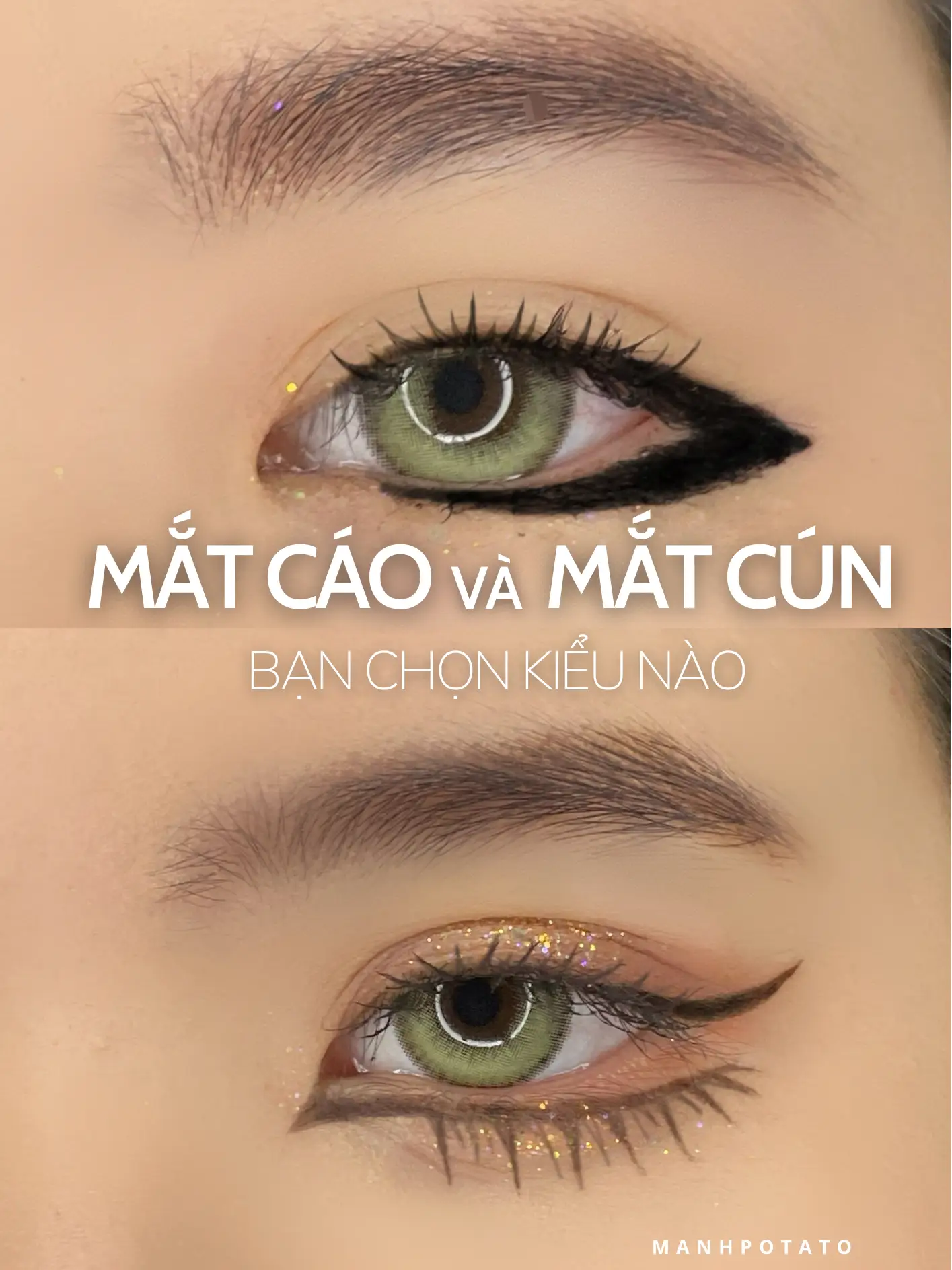 Mắt Cáo và Mắt Cún bạn chọn kiểu nào ? | แกลเลอรีที่โพสต์โดย Manhpotato ...