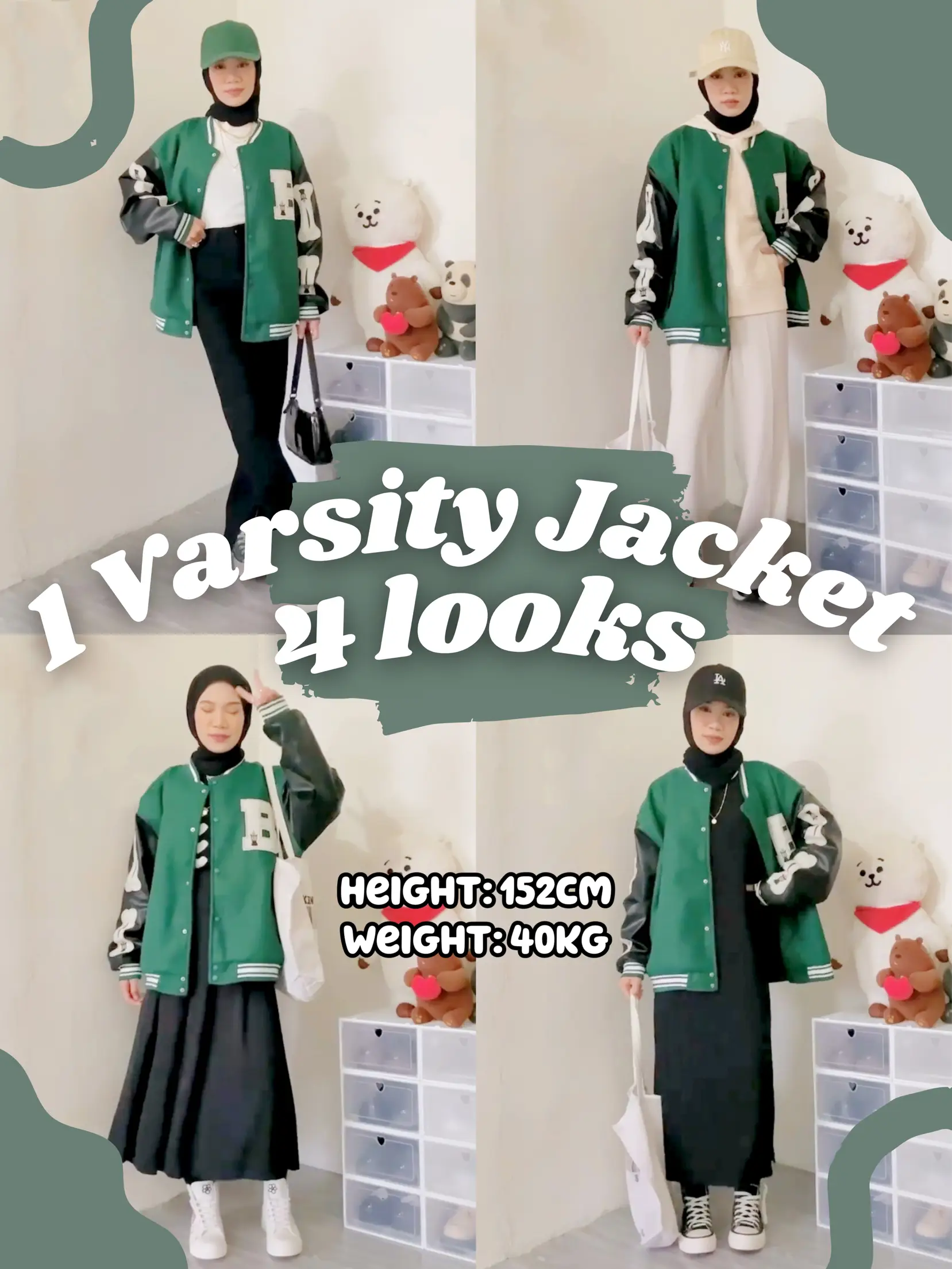 💗Cool ways to style your Varsity Jacket💗 | Gallery posted by