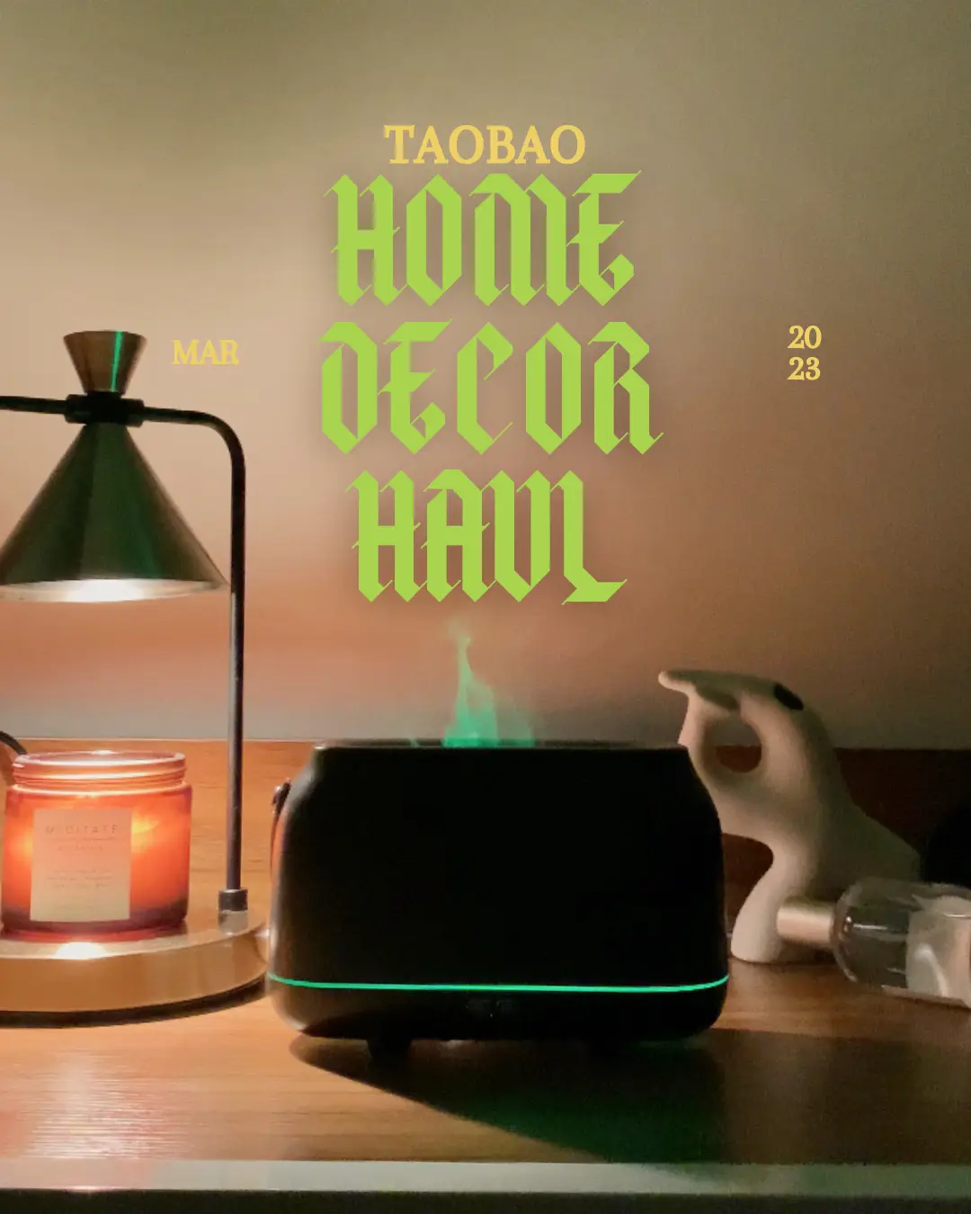 VIBEY TAOBAO HOME DECOR HAUL! mini fireplace?!🔥🔥 Gallery posted by