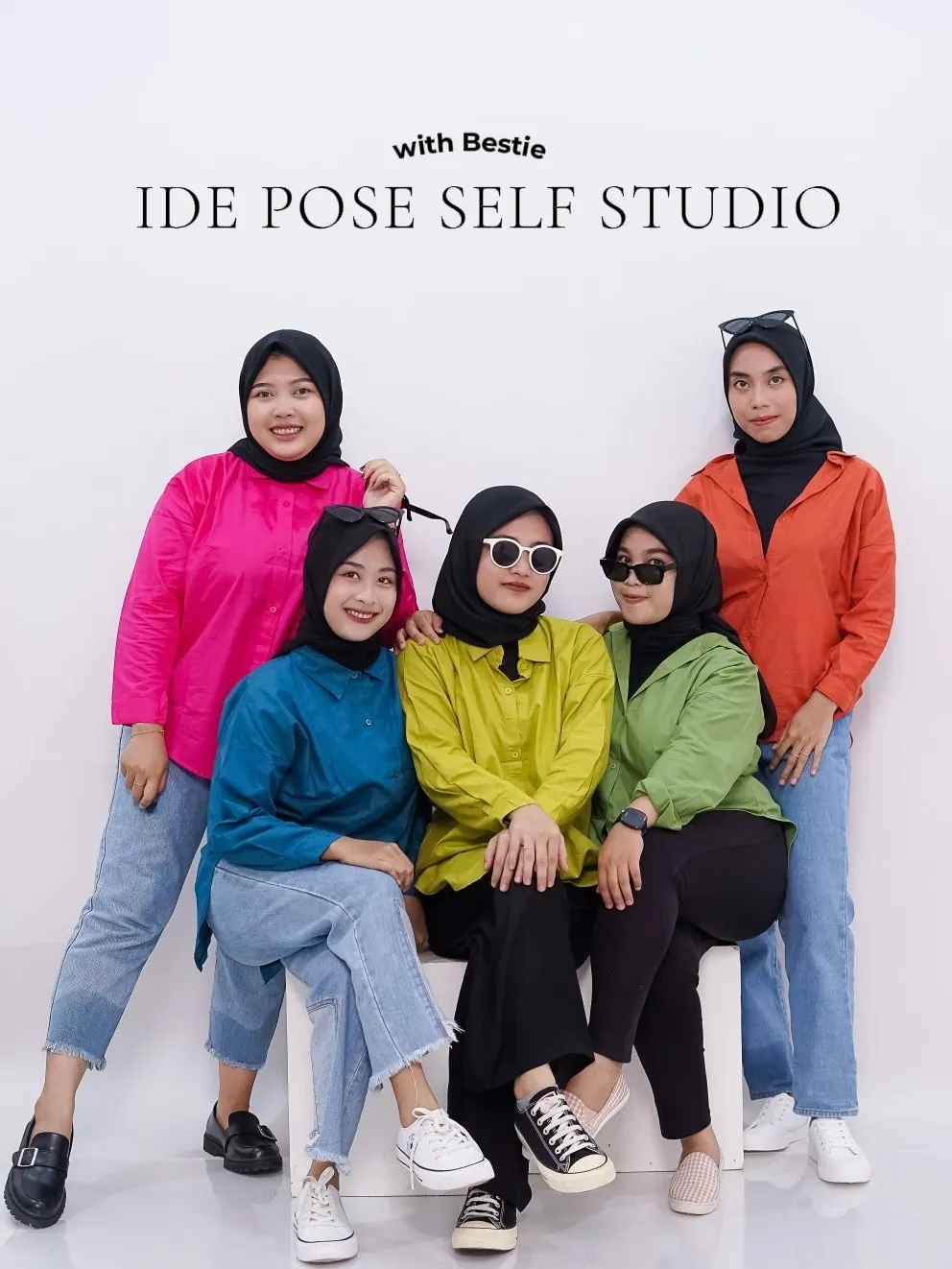 IDE POSE SELF STUDIO BARENG BESTIE | Galeri Diposting Oleh Deonsa | Lemon8