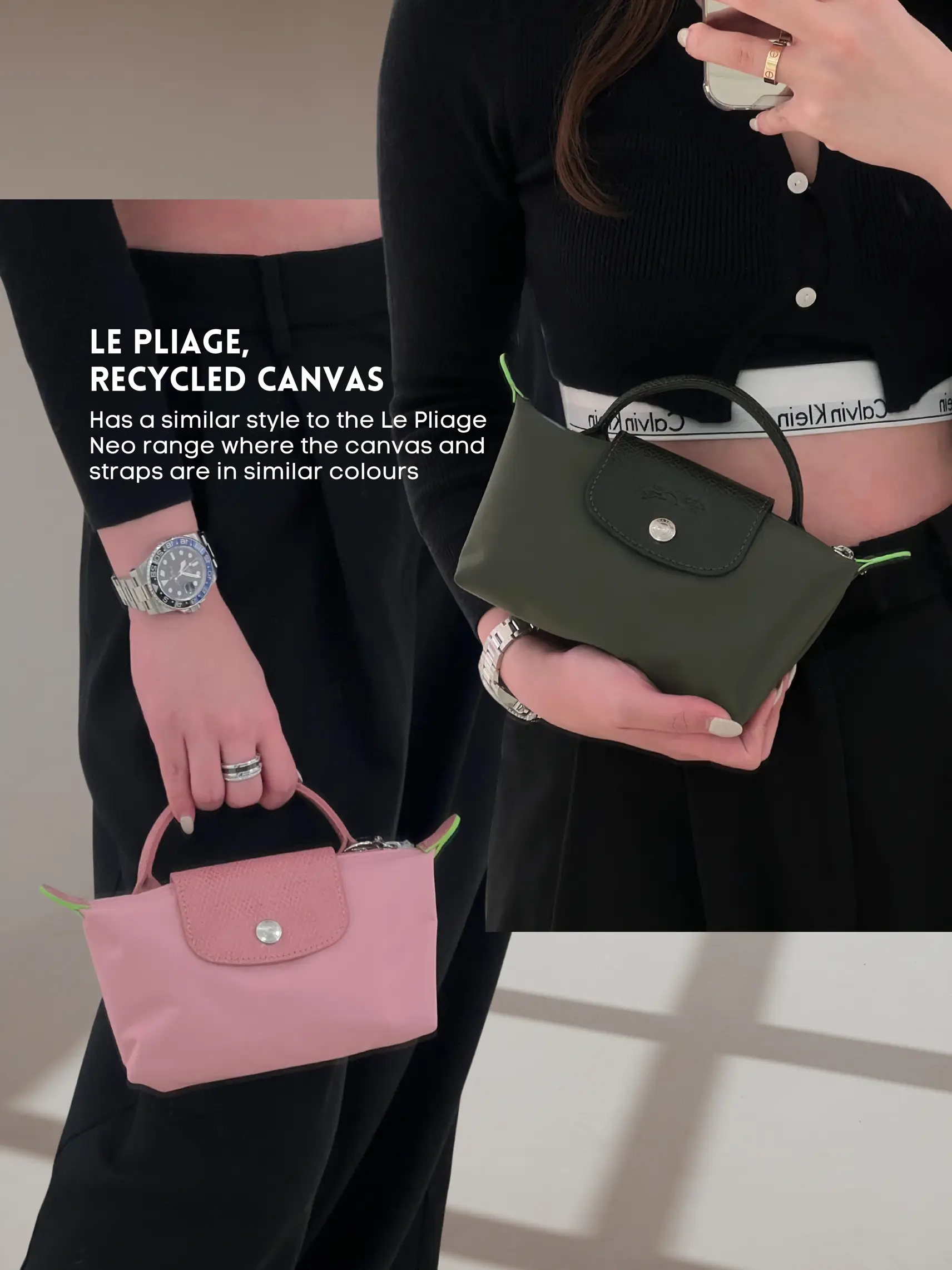 Longchamp on X: Swap your tote bag for a mini Le Pliage and jump